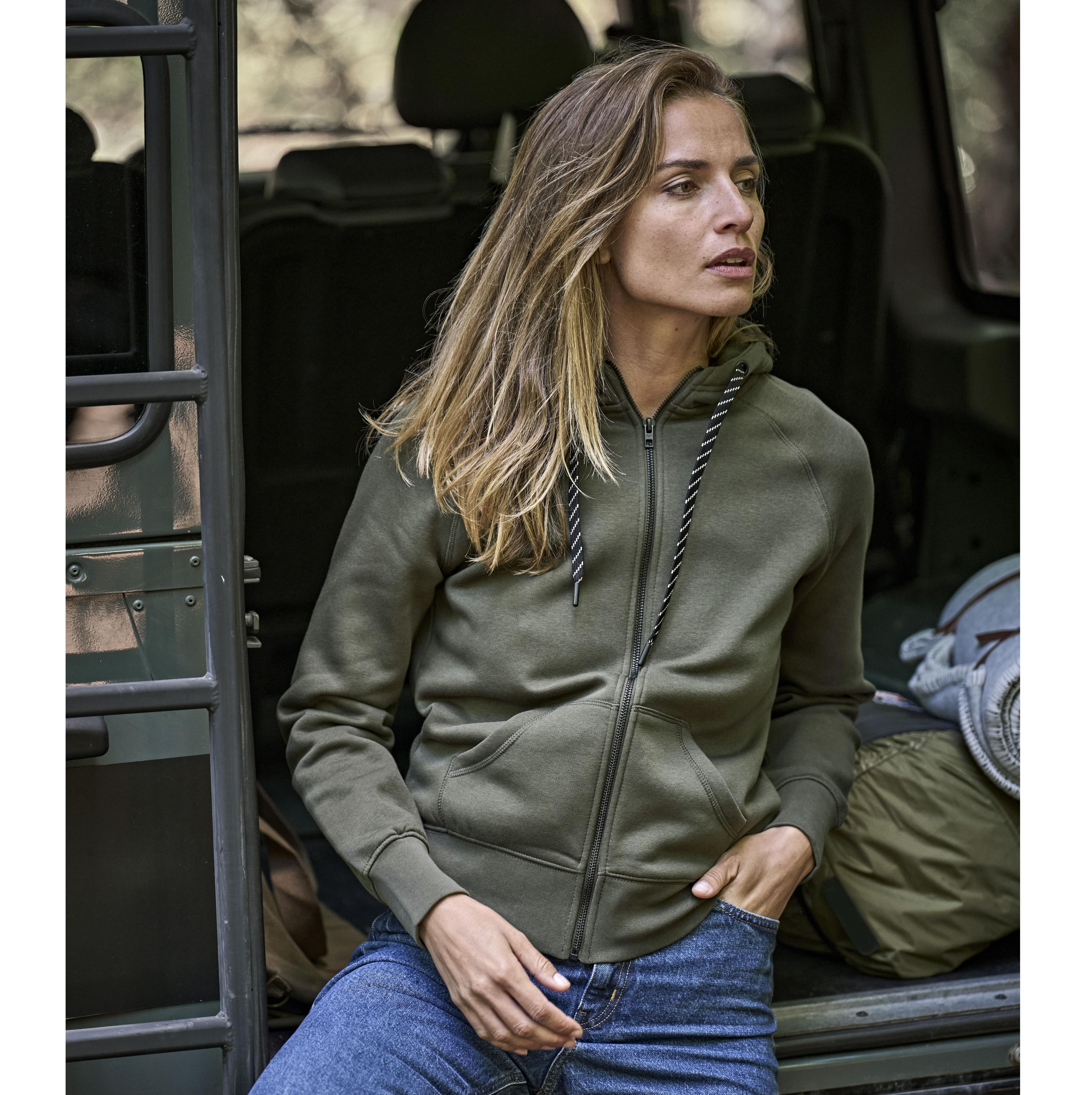 Sweat zippé femme