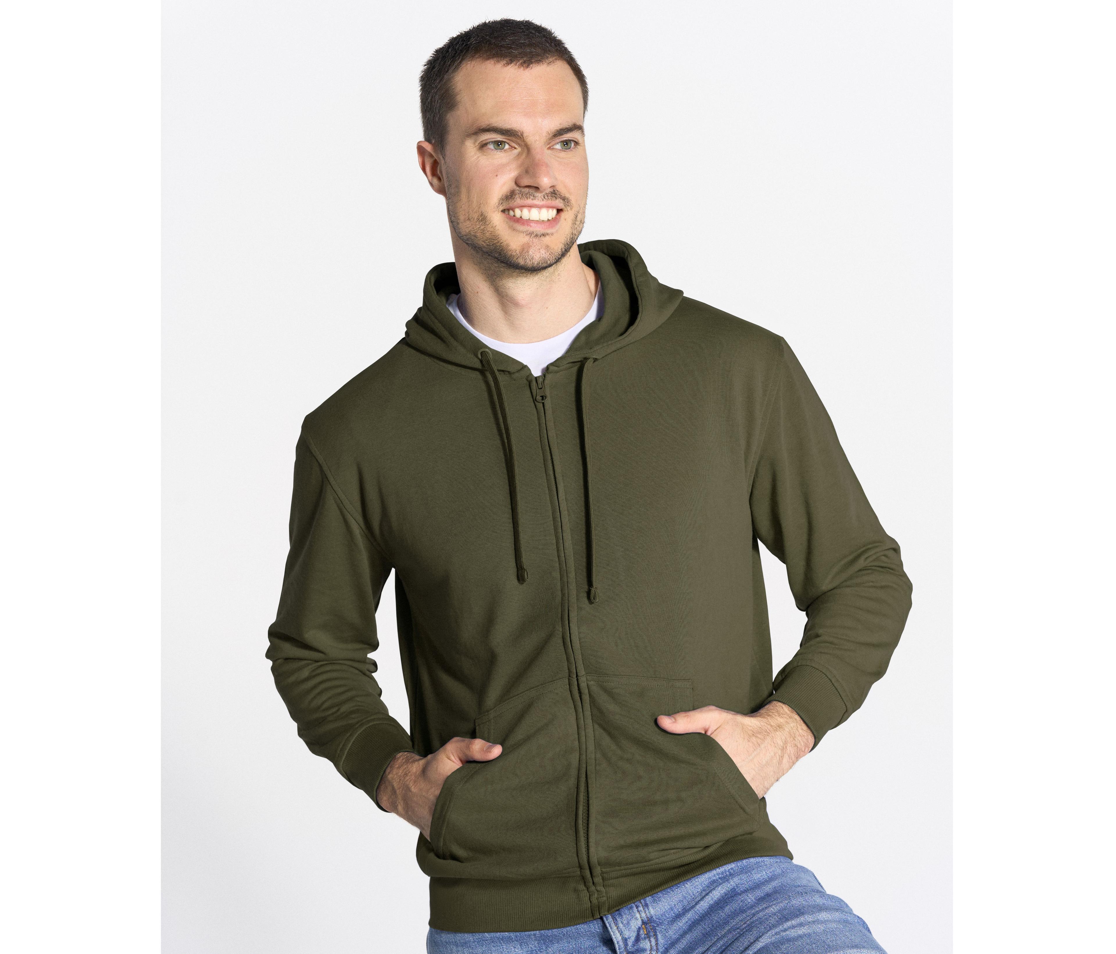 Sweat capuche zippé