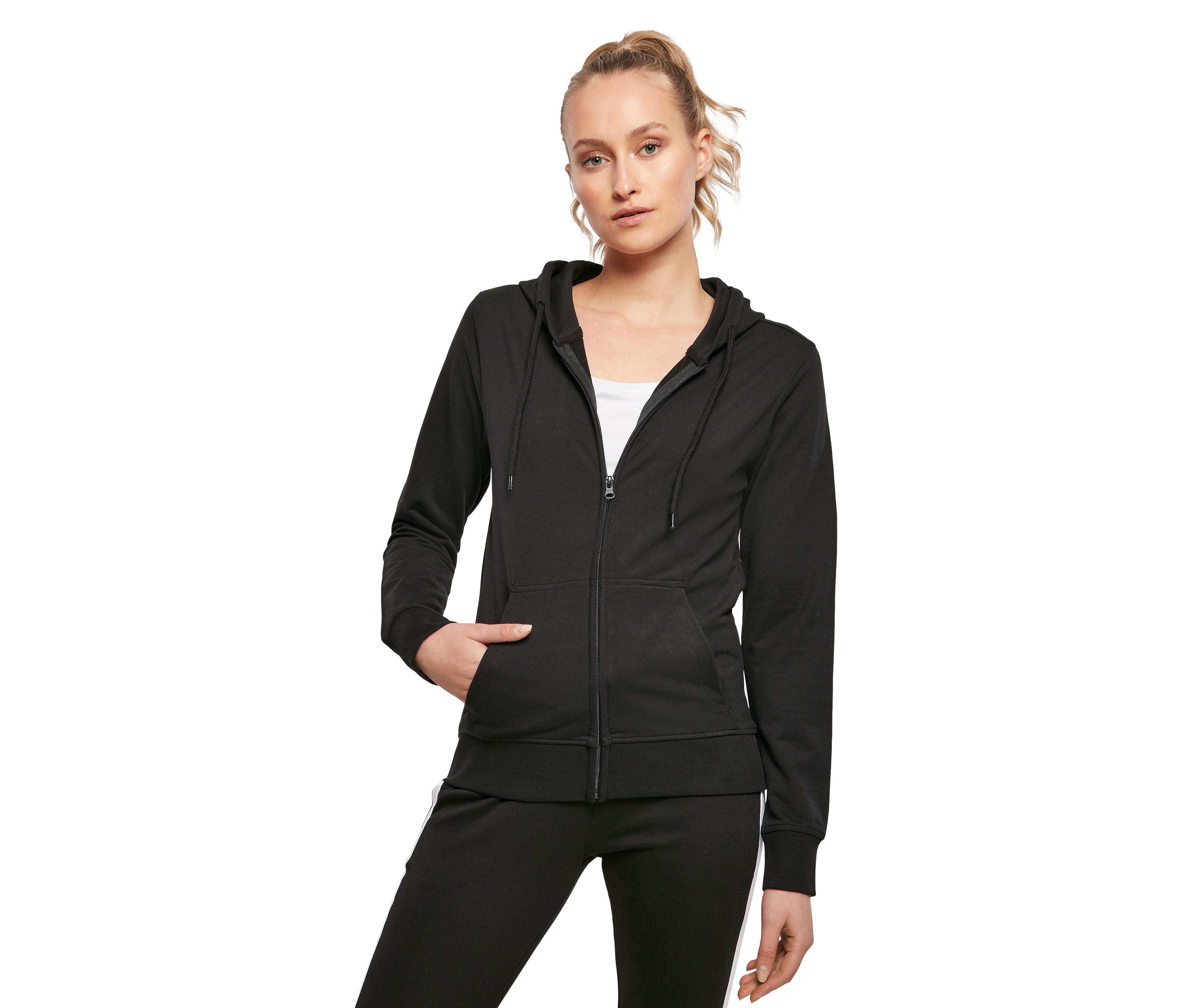 Sweat zippé femme capuche