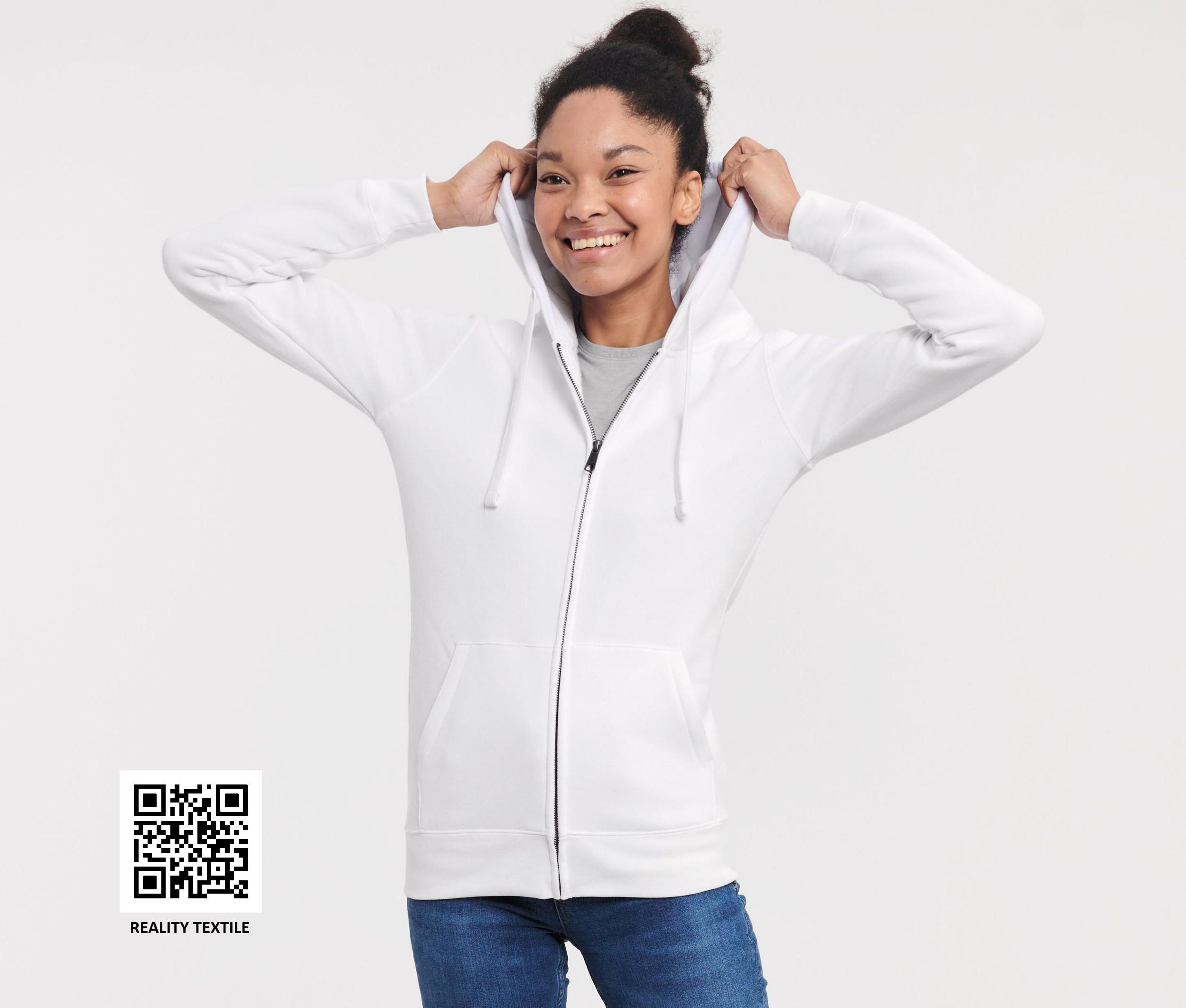 Sweat zippé femme capuche