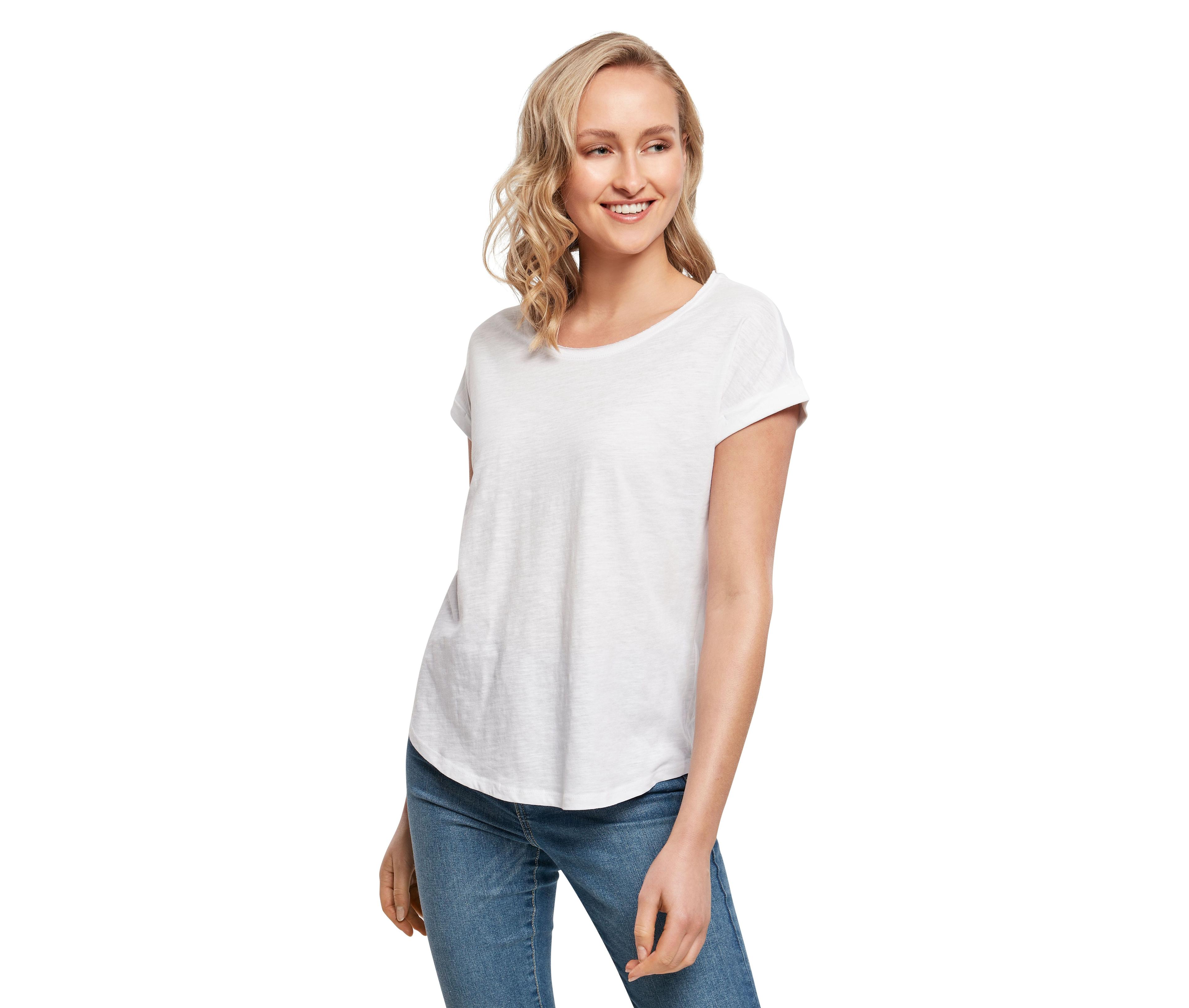 Tee-shirt femme au dos rallongé