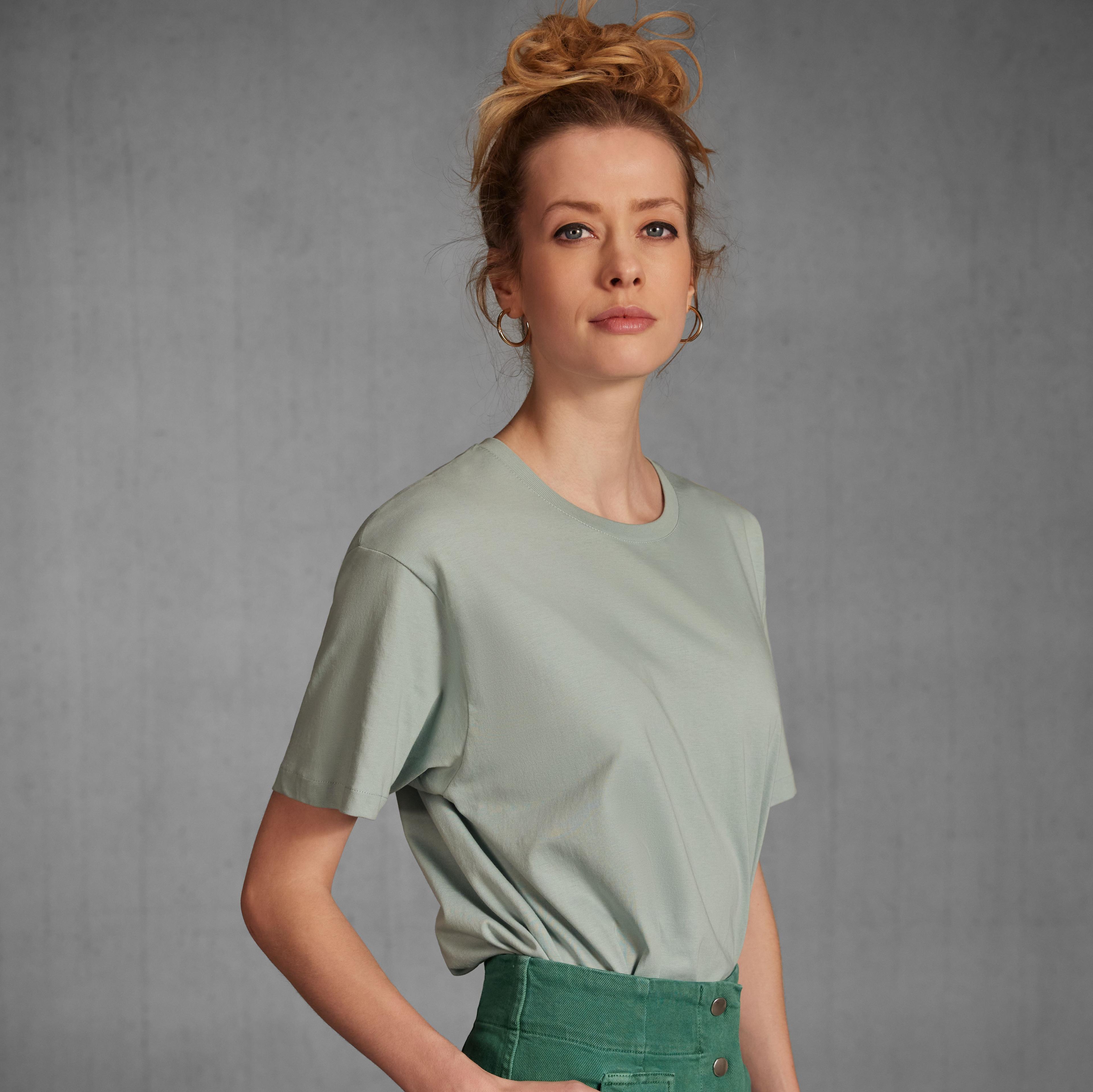 Tee-shirt femme col rond 150 organique