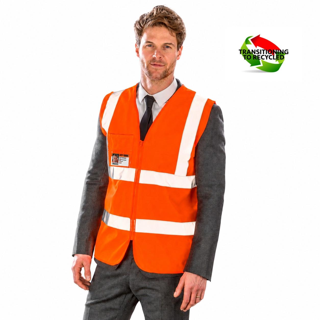 Gilet de sécurité zippé