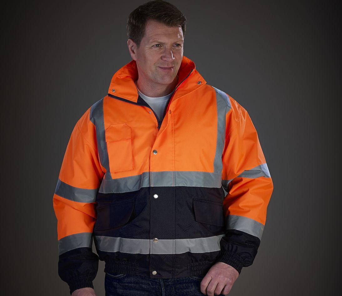 Veste bomber haute visibilité