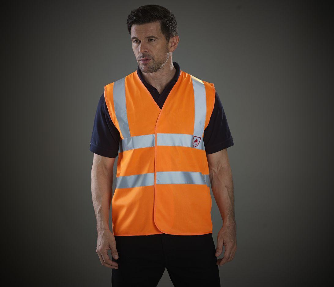 Veste de sécurité retardateur de flamme
