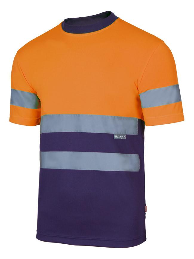 T-SHIRT TECHNIQUE BICOLORE HAUTE VISIBILITÉ