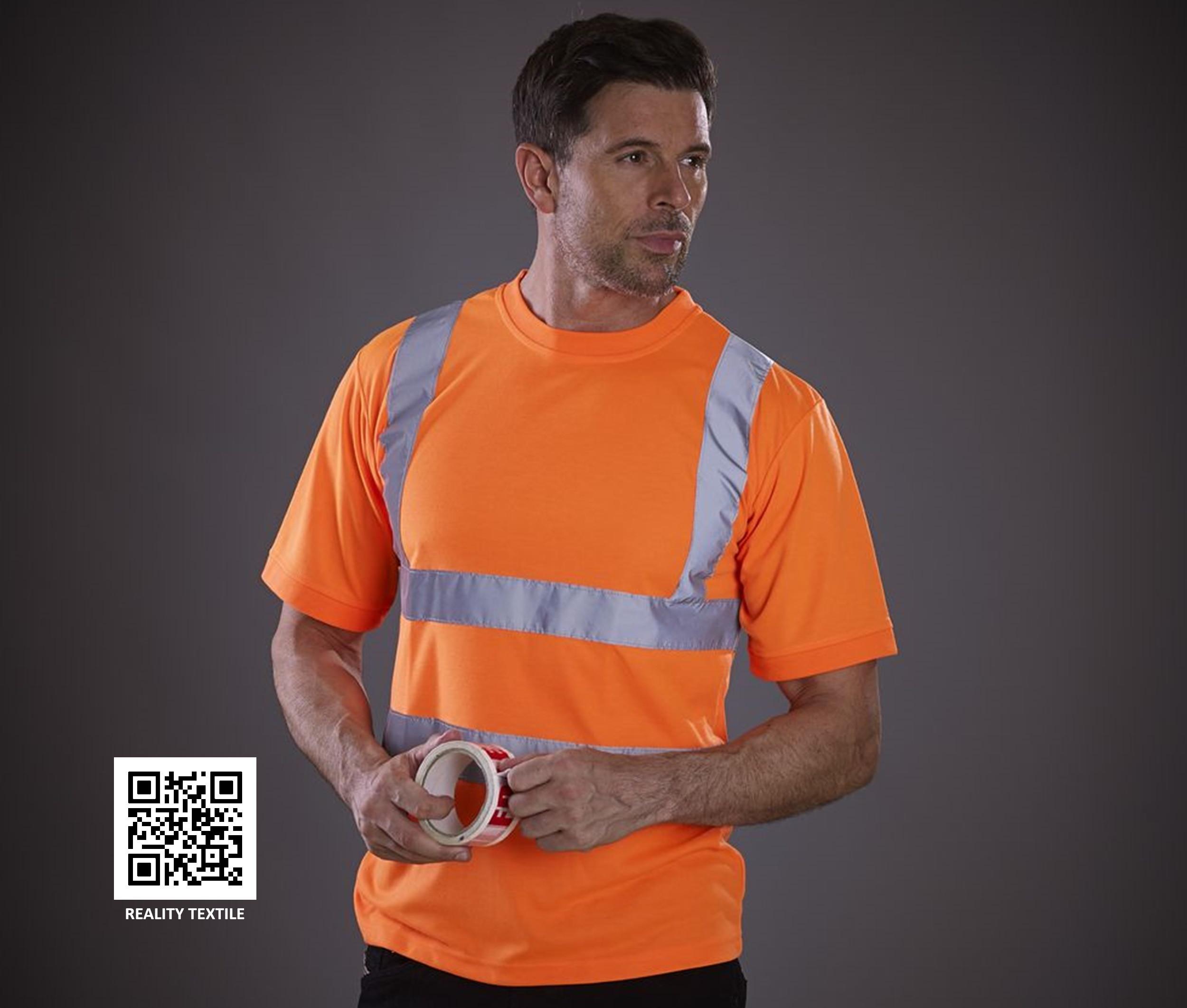 Tee-shirt manches courtes haute visibilité
