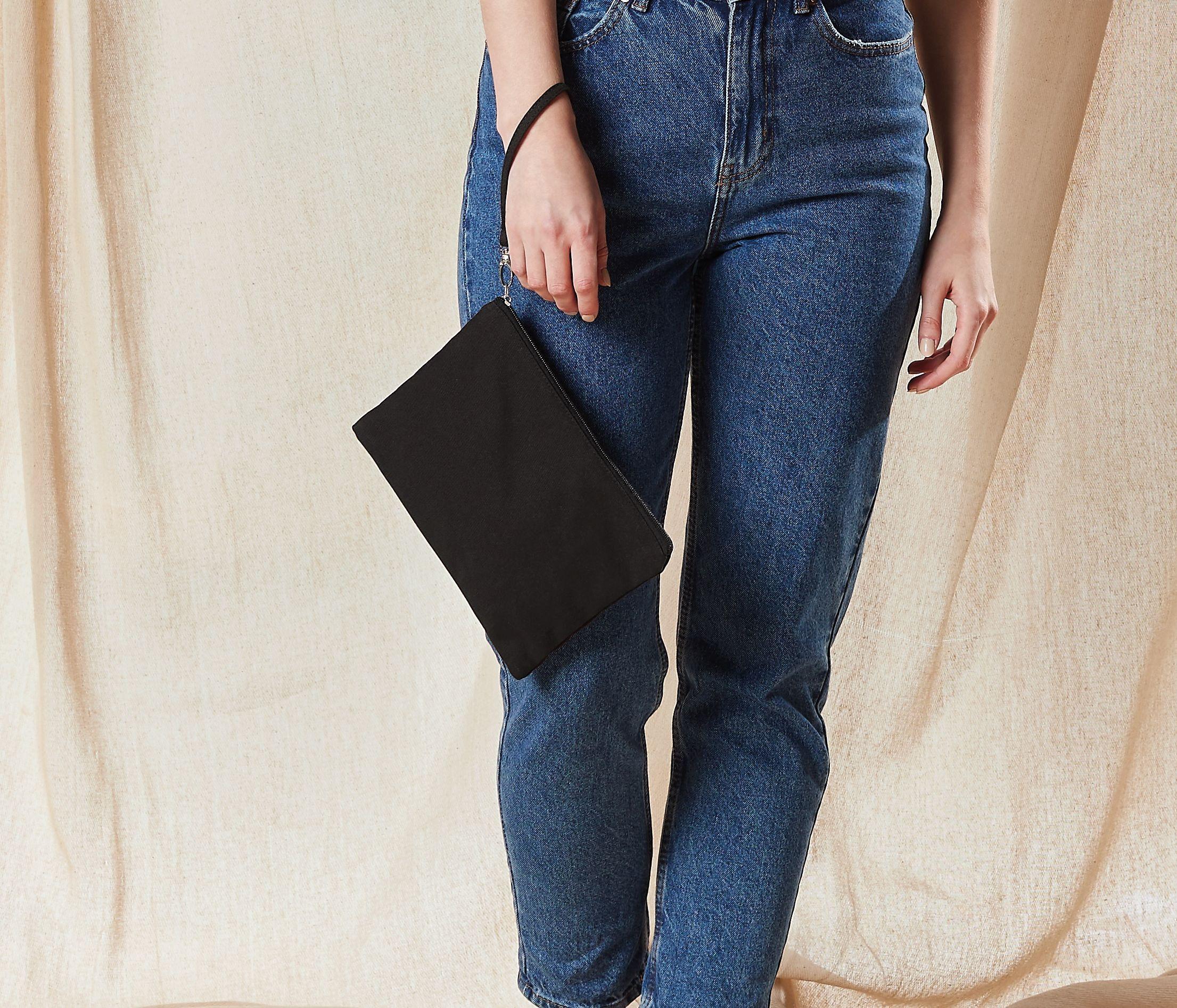 Petite pochette en coton canvas