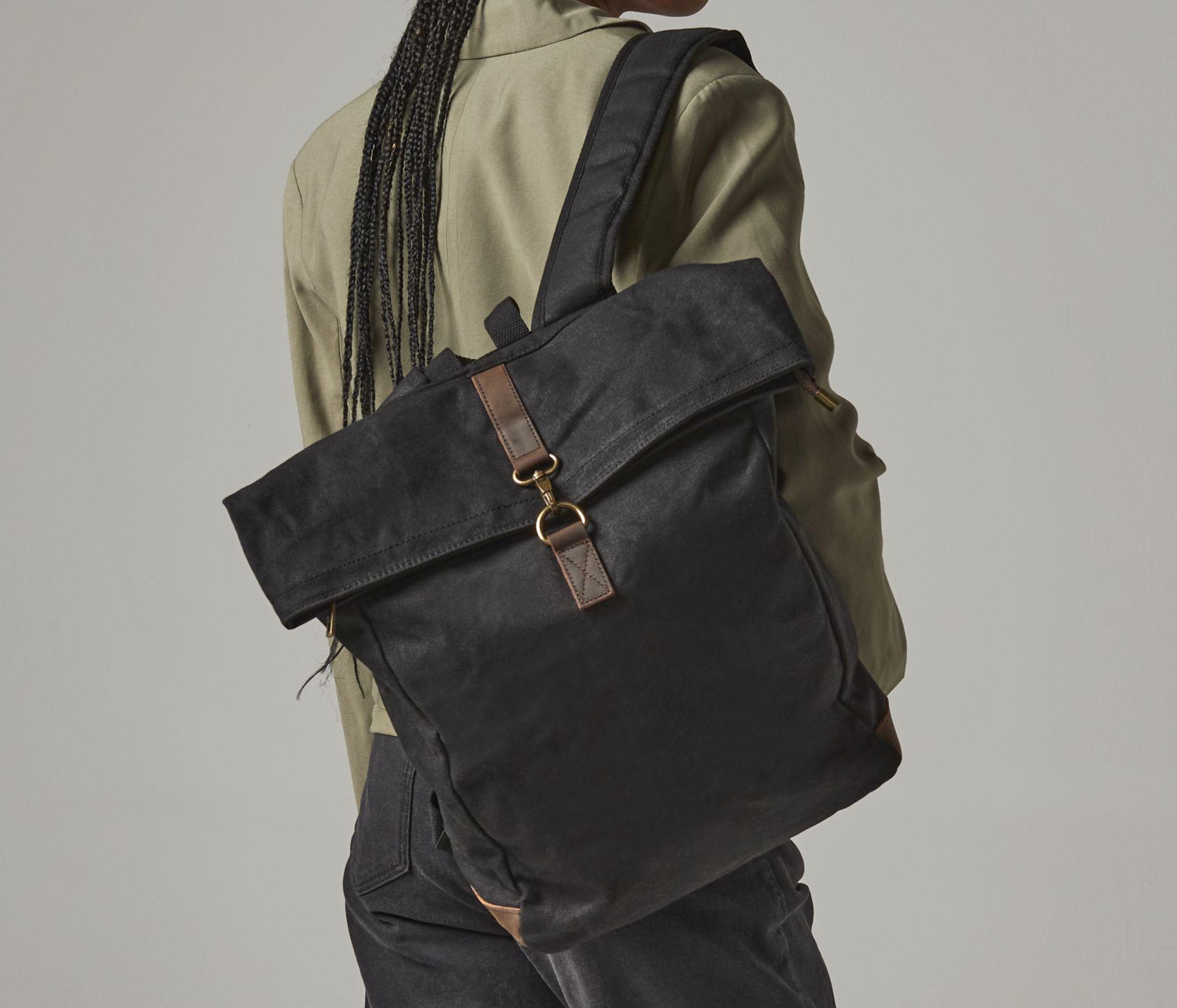 Sac à dos en toile cirée traditionnel