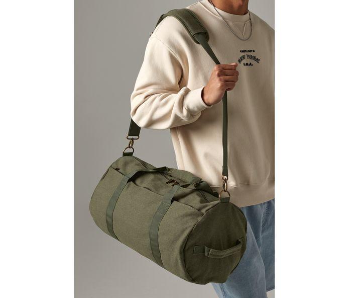 Sac polochon en toile Vintage