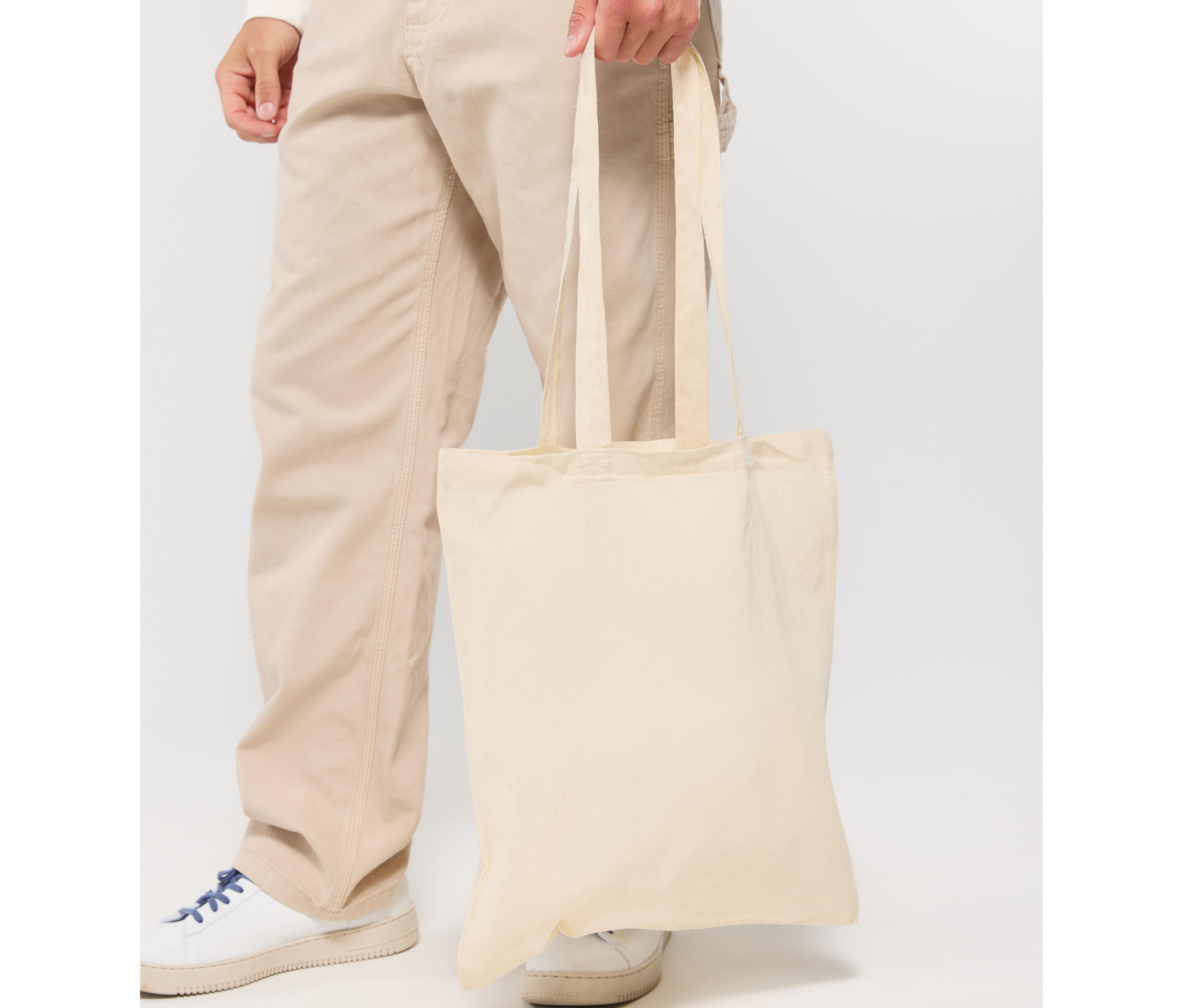 Sac coton anses longues
