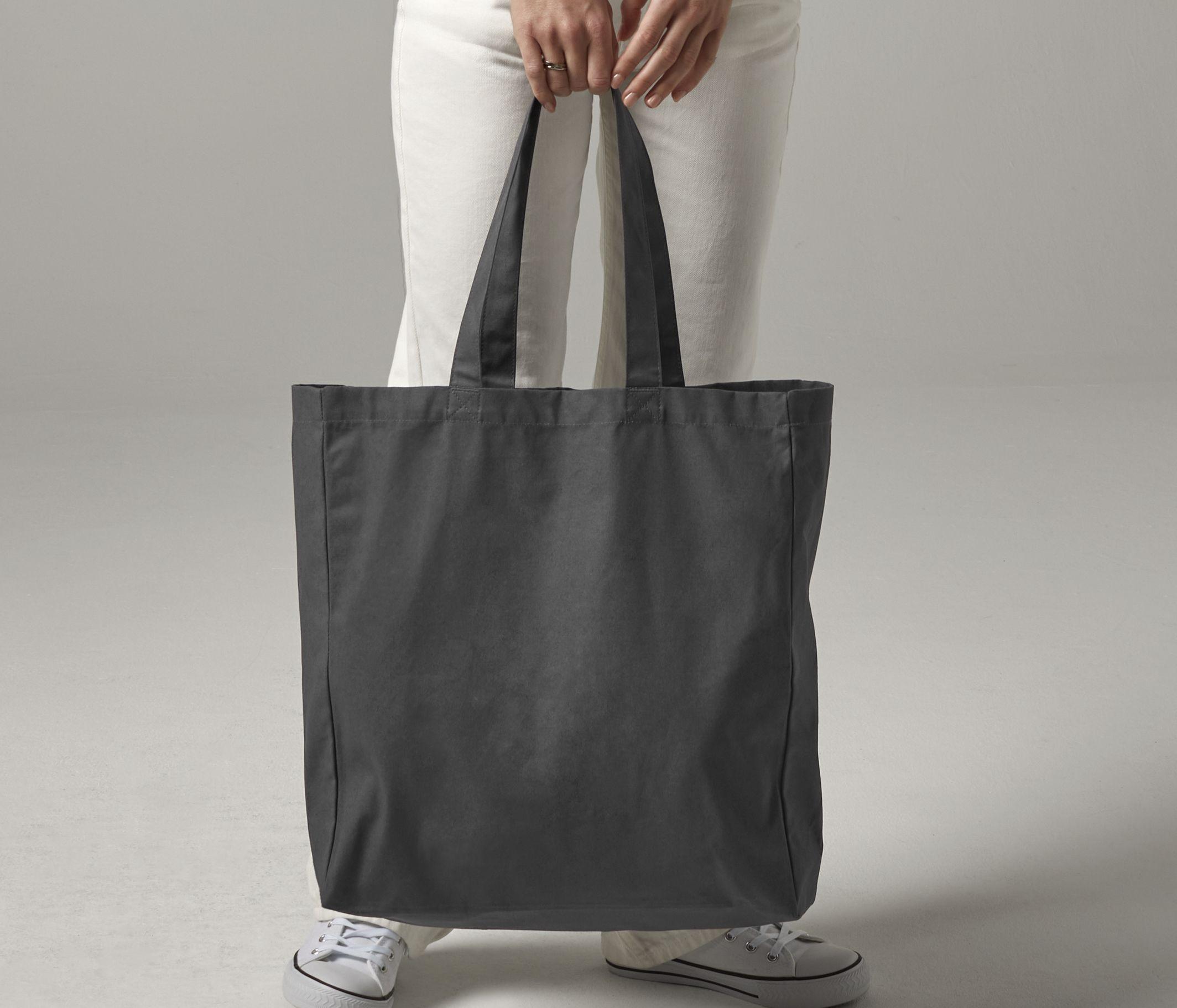 Large sac shopping en canvas