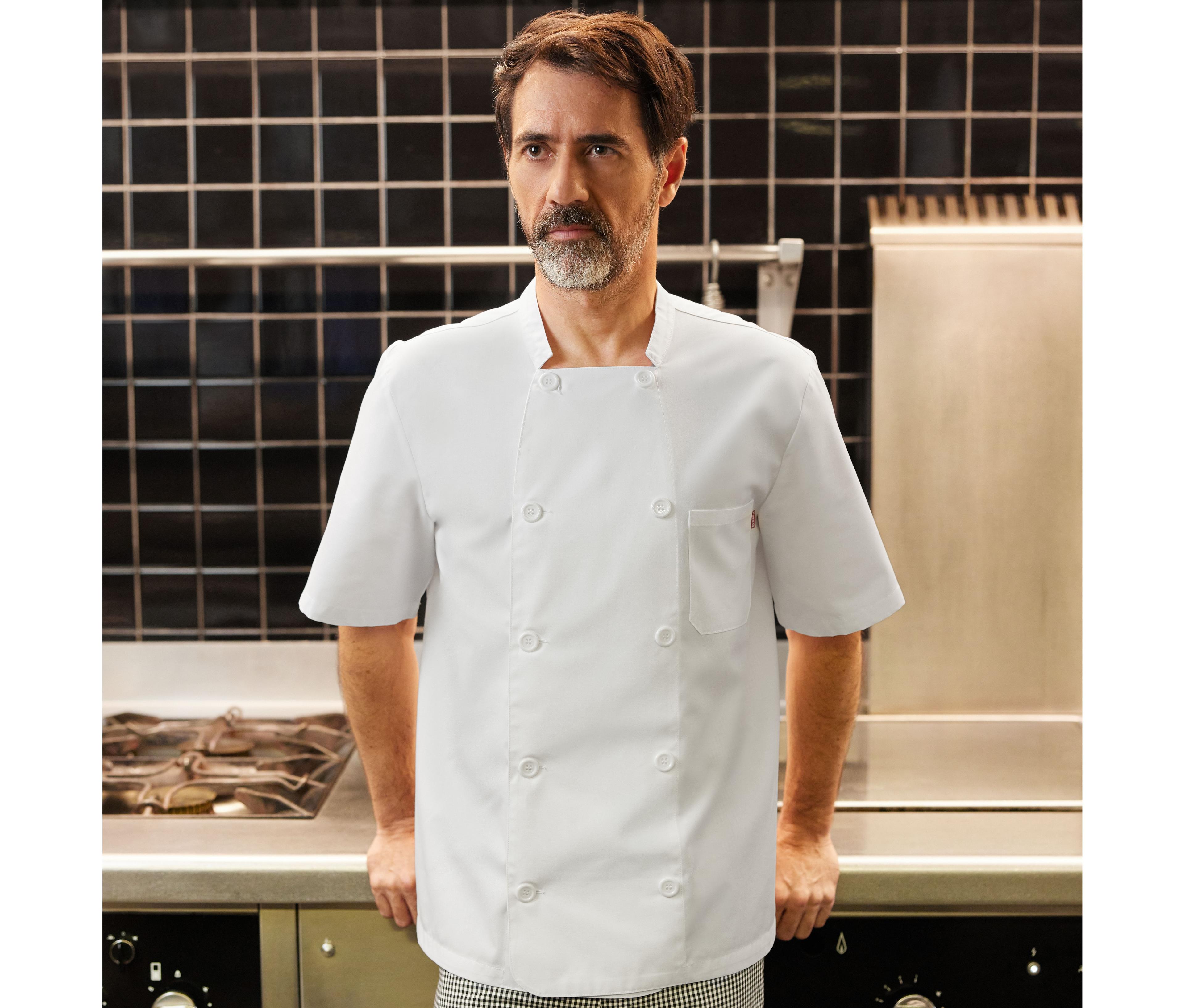Veste de cuisinier en polycoton