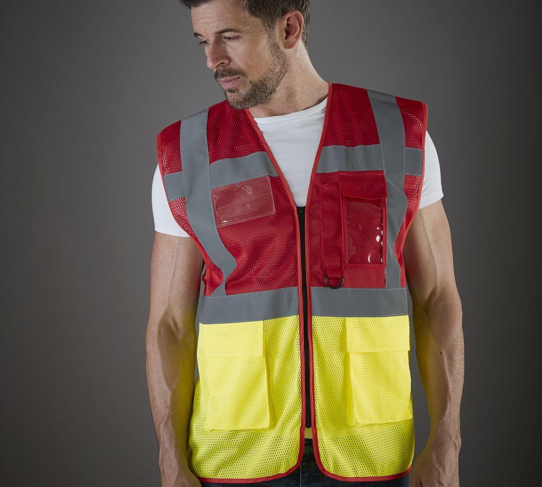 Gilet haute visibilité maille filet
