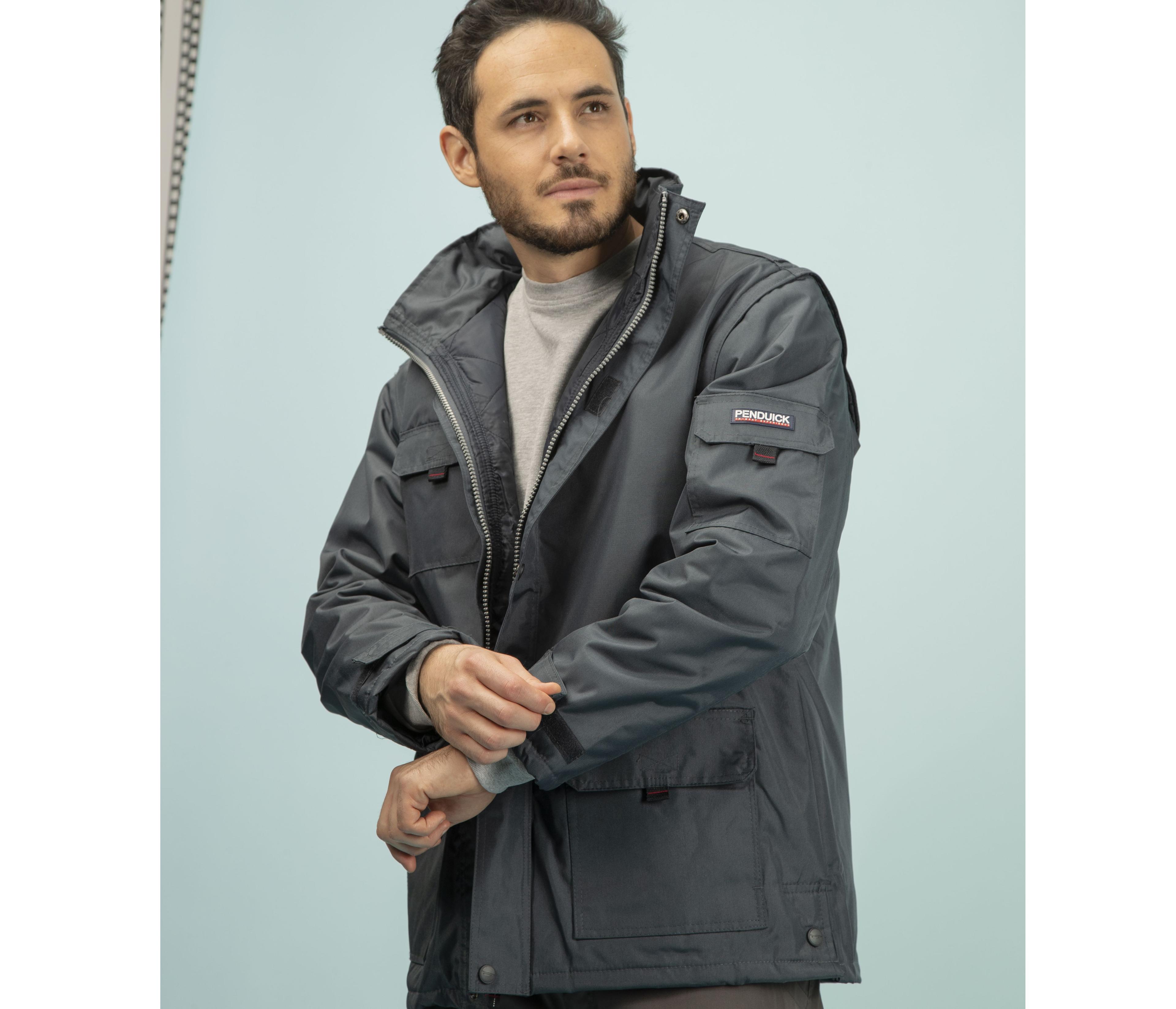 Veste doublée manches amovibles
