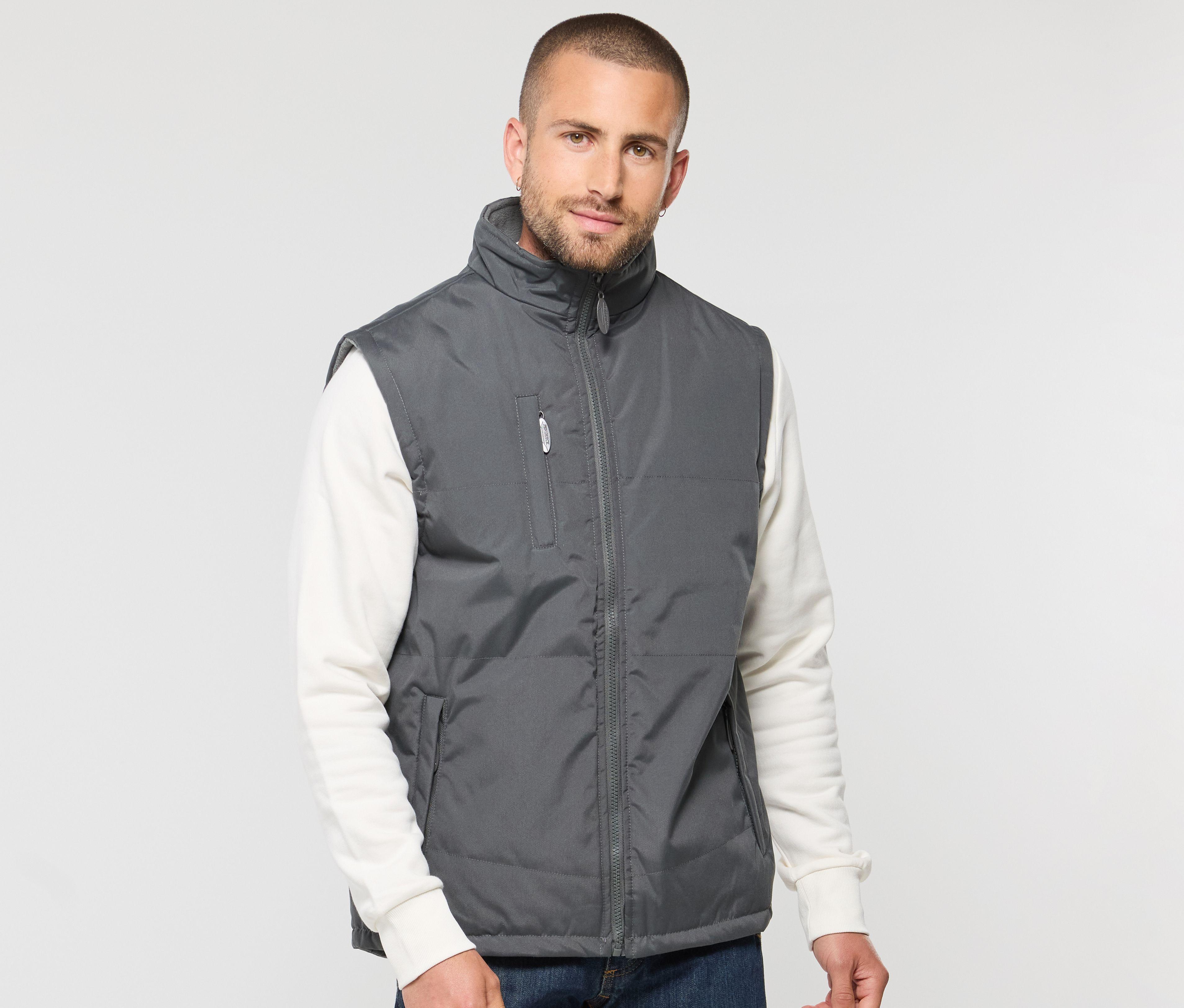 Bodywarmer matelassé et polaire