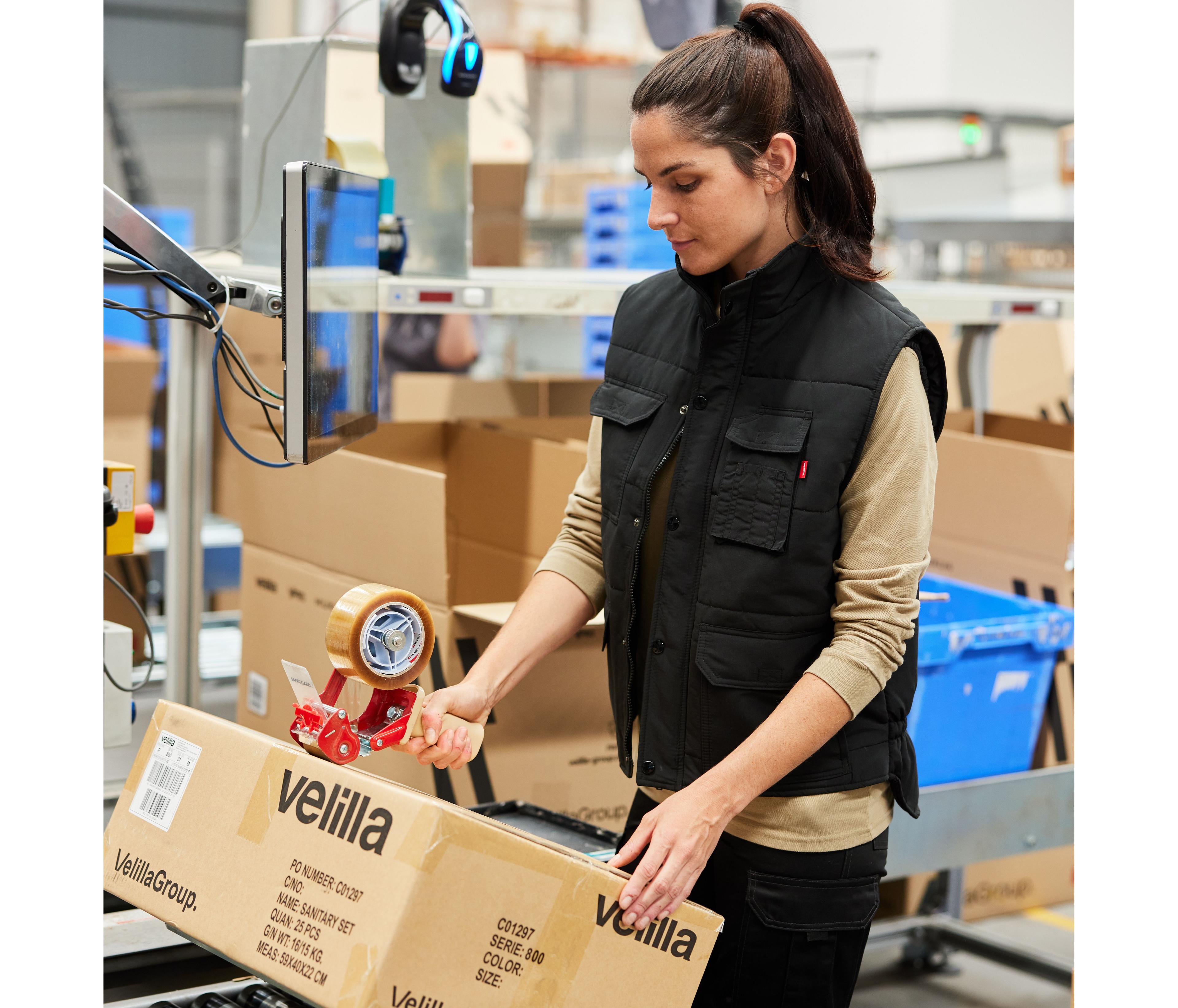 Bodywarmer de travail multi-poches