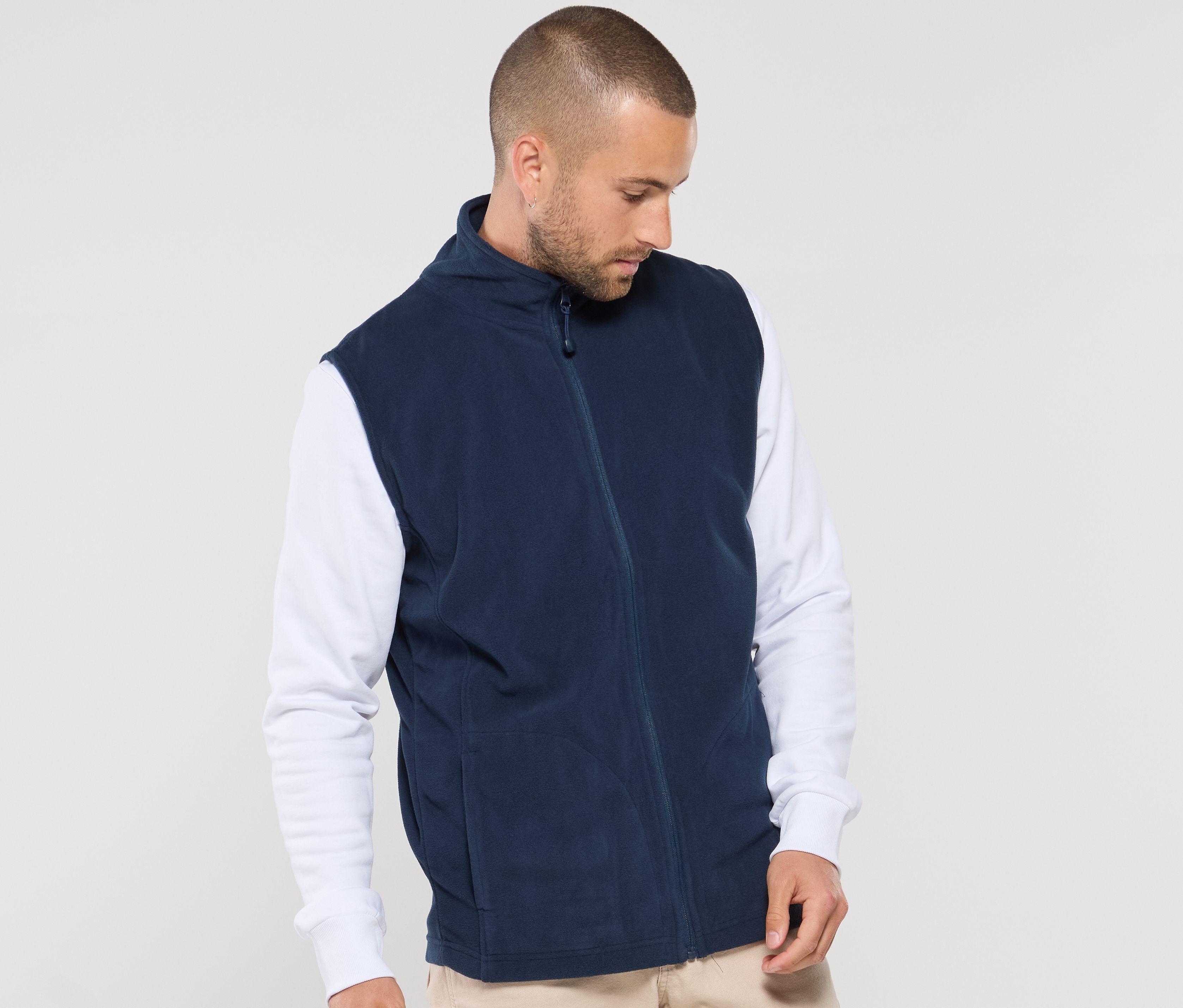 Gilet micropolaire homme