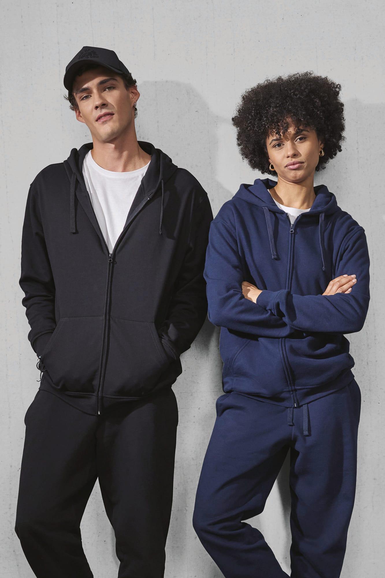 Sweat-shirt capuche zippé ID.224 (50/50)