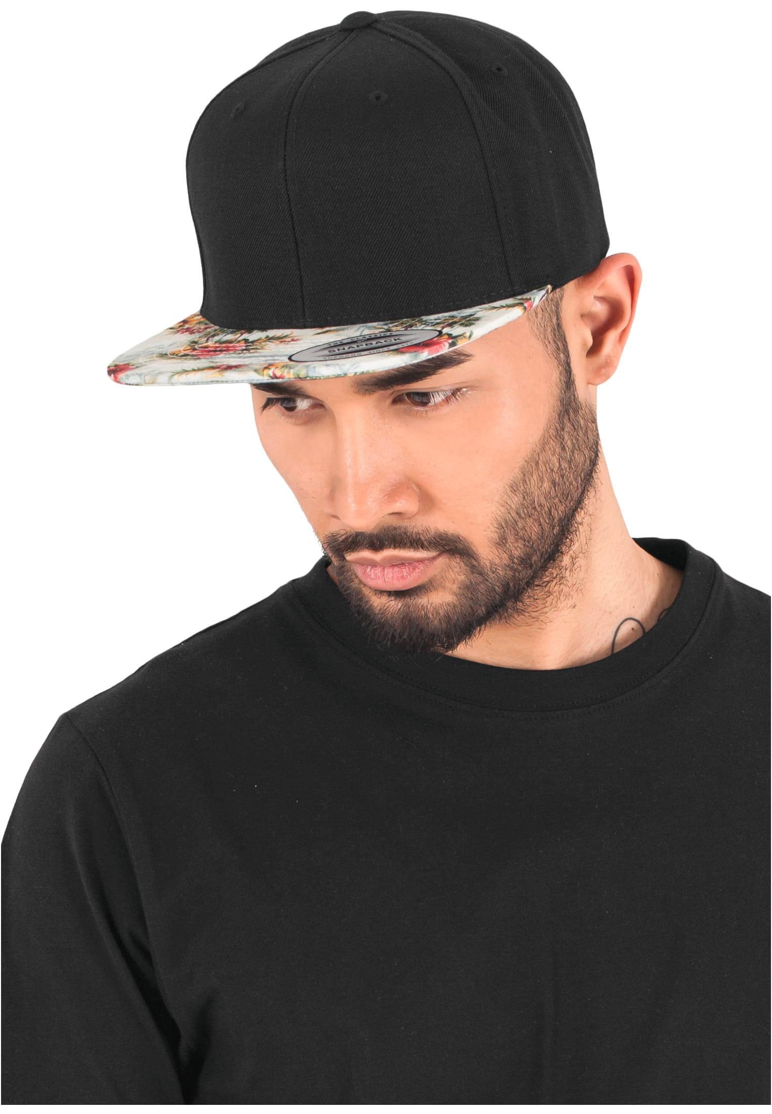 Casquette floral snapback