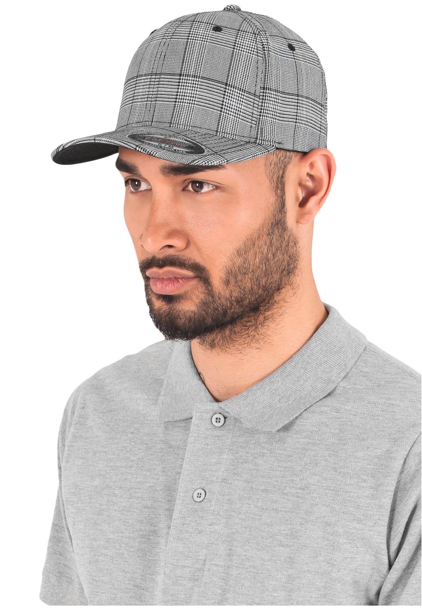 Casquette motif prince de galles