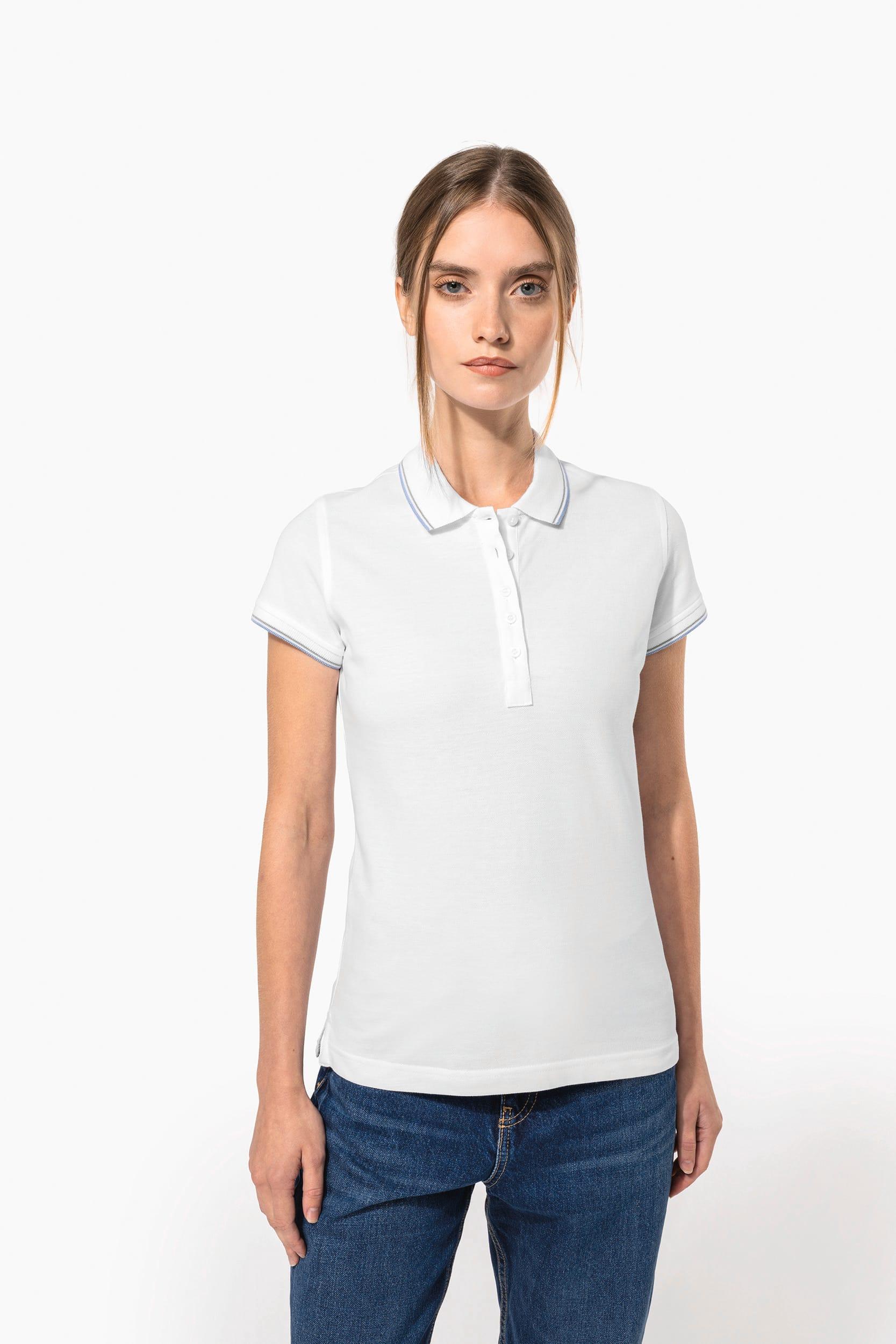 Polo manches courtes femme