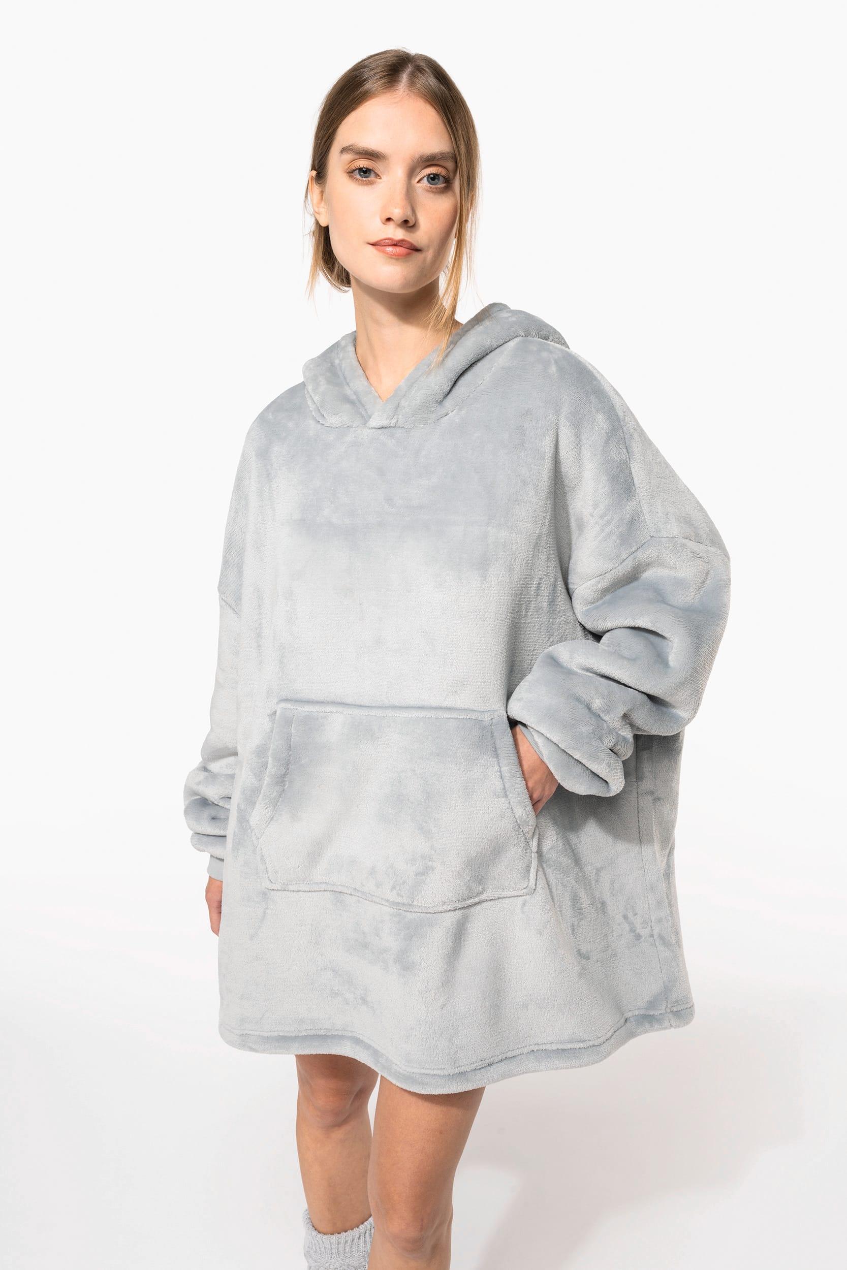 Plaid poncho unisexe