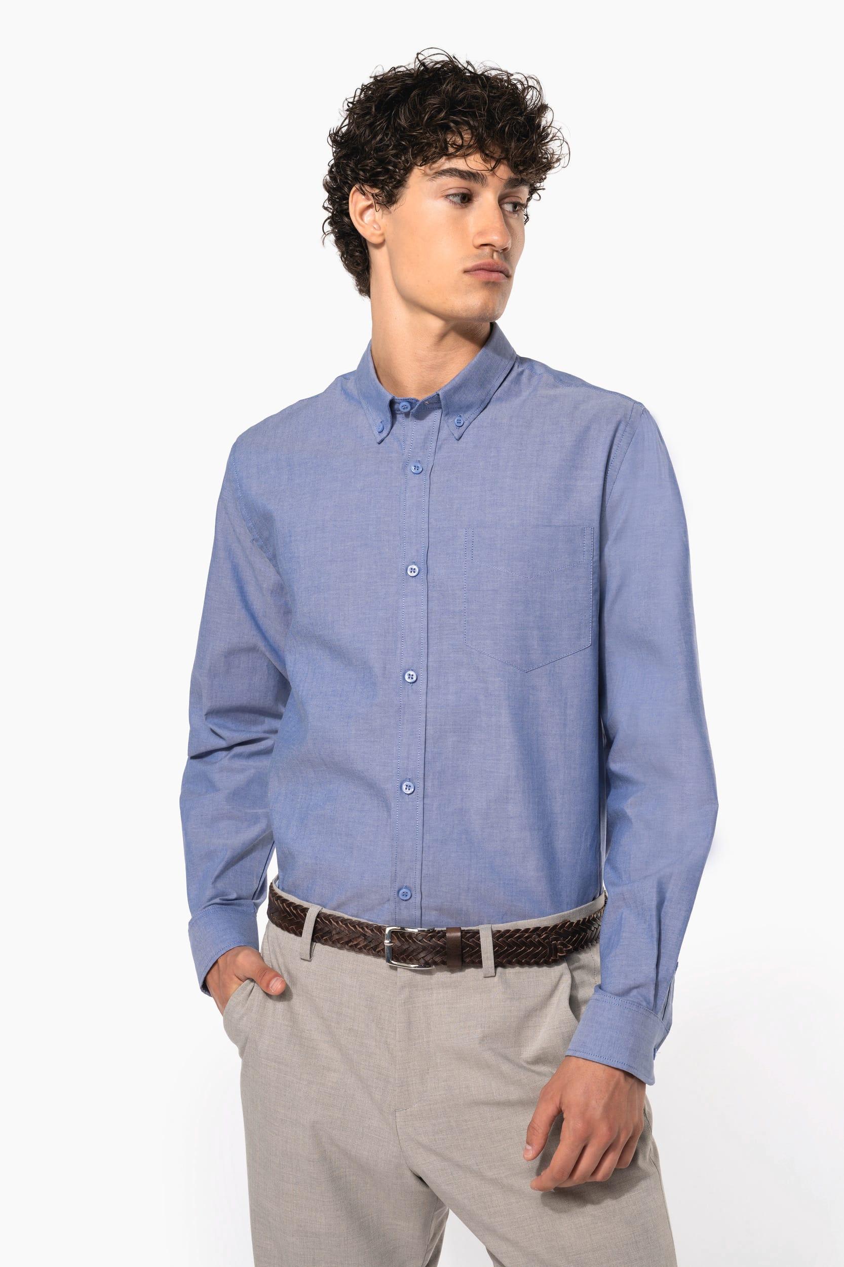 Chemise Oxford manches longues