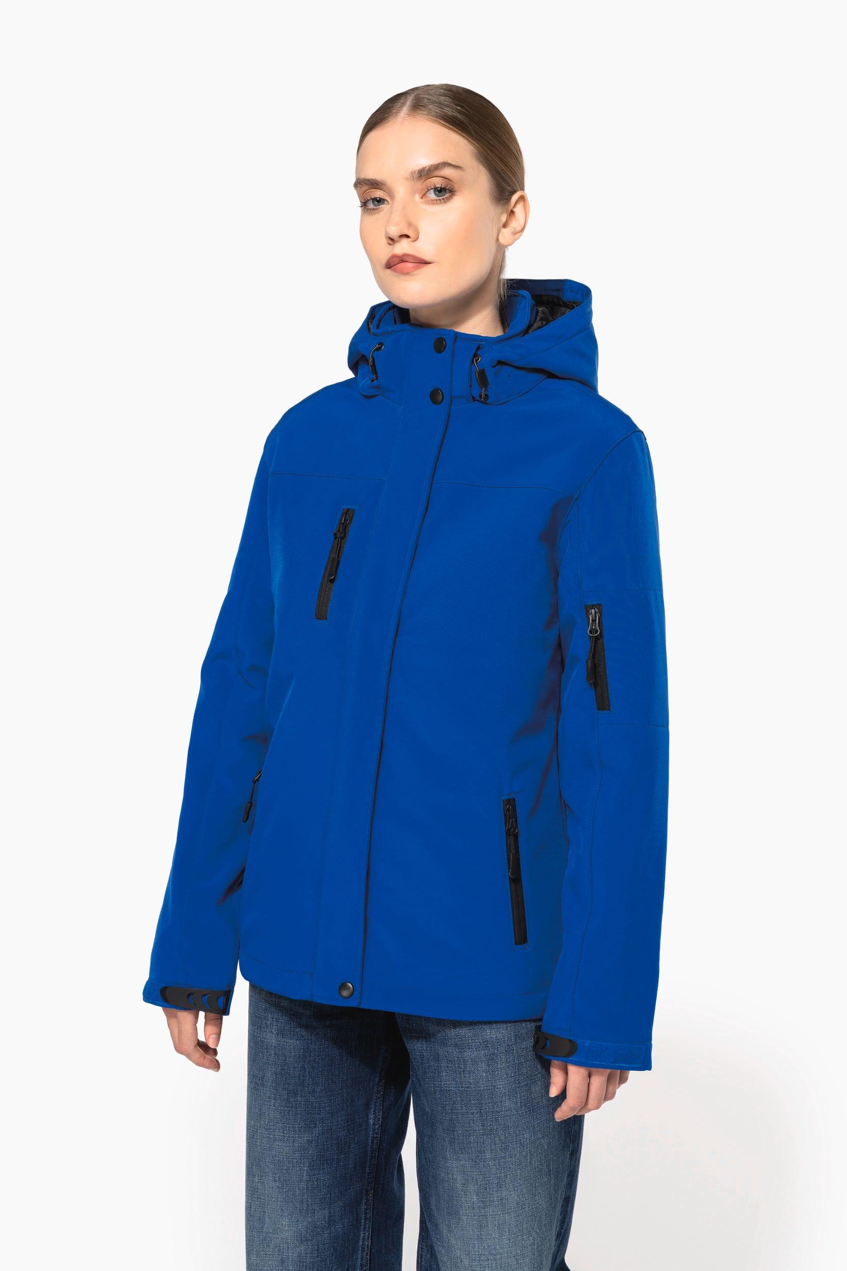 Parka softshell doublée capuche femme