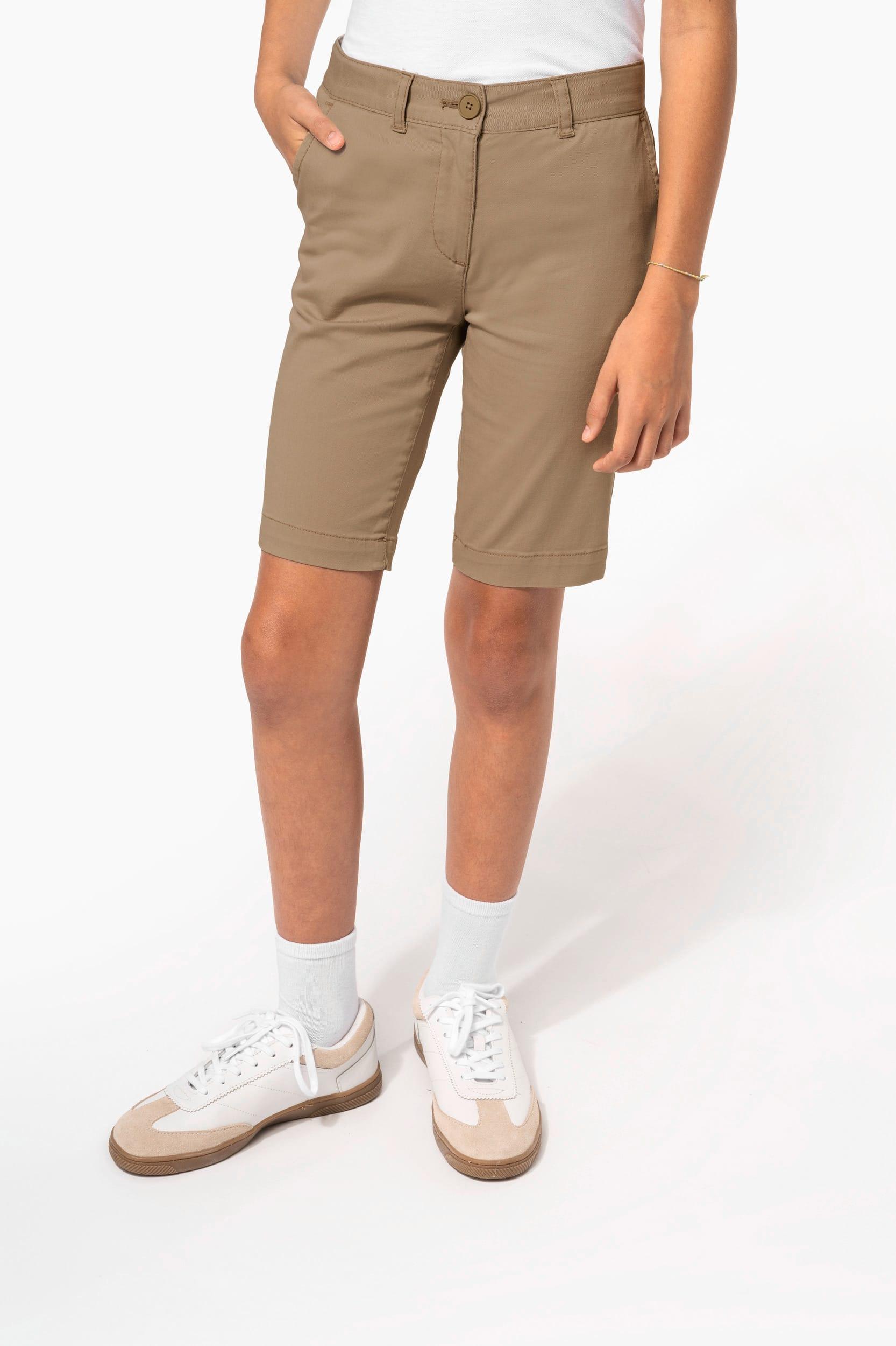 Bermuda chino fille