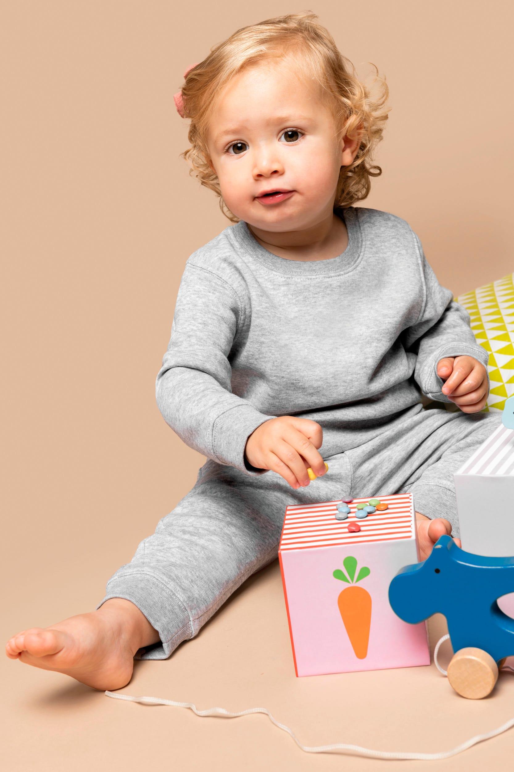 Sweat-shirt écoresponsable bébé