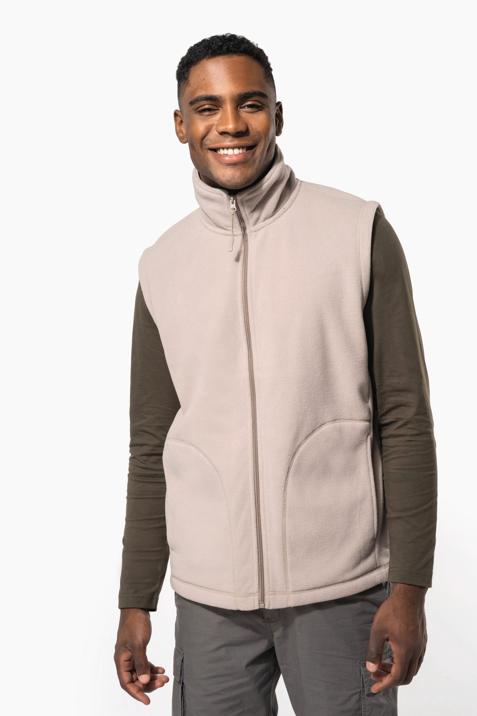 Bodywarmer micropolaire homme