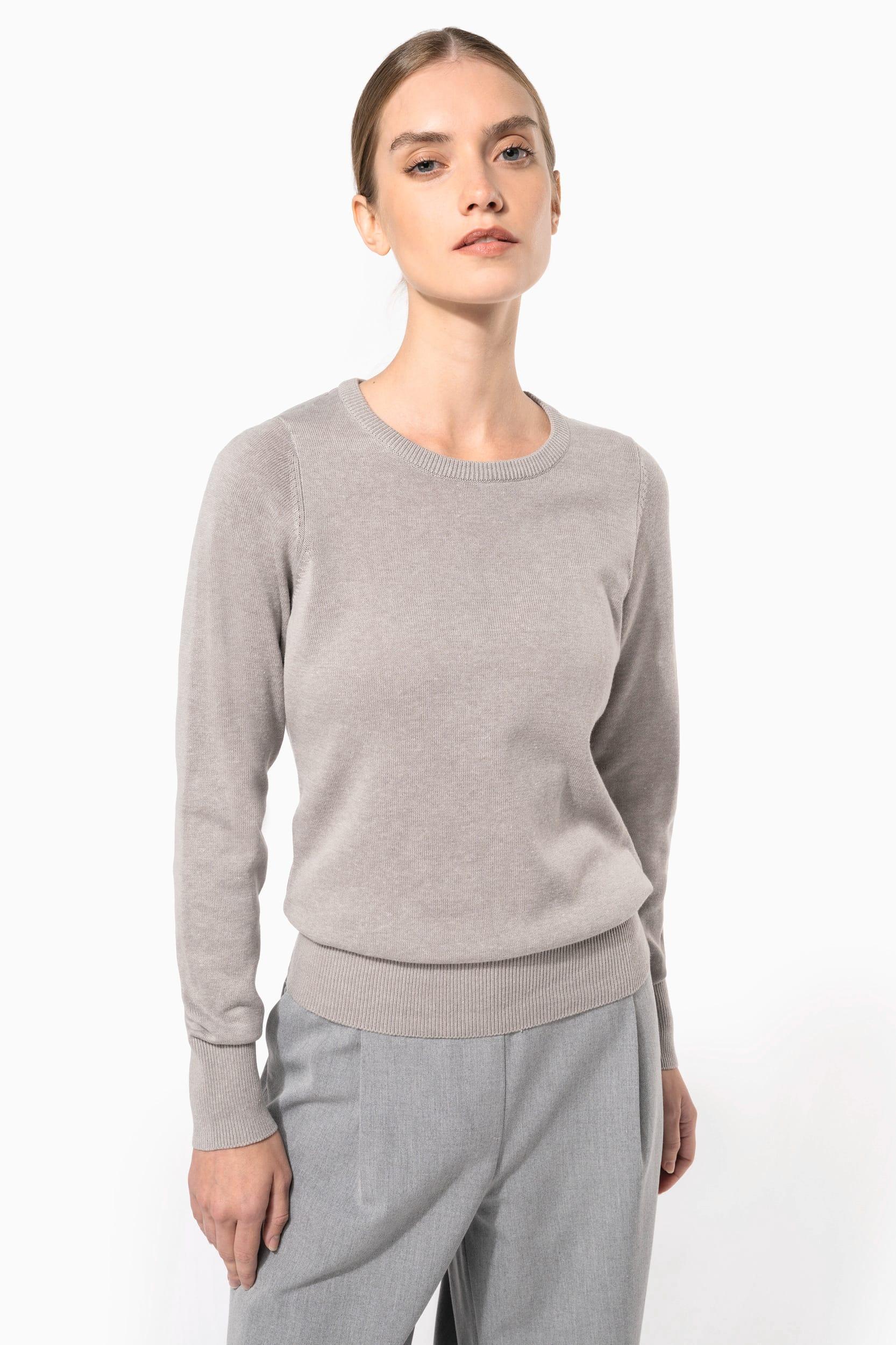 Pull col rond femme