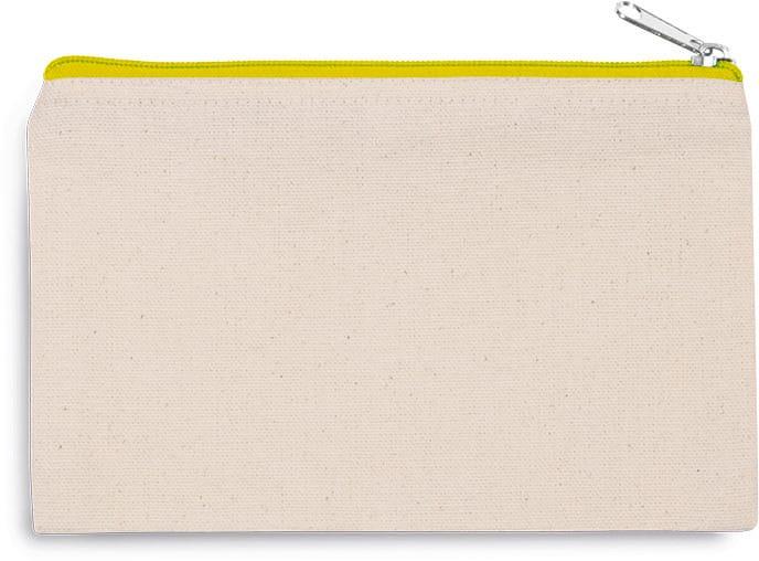 Pochette en coton canvas - petit modèle