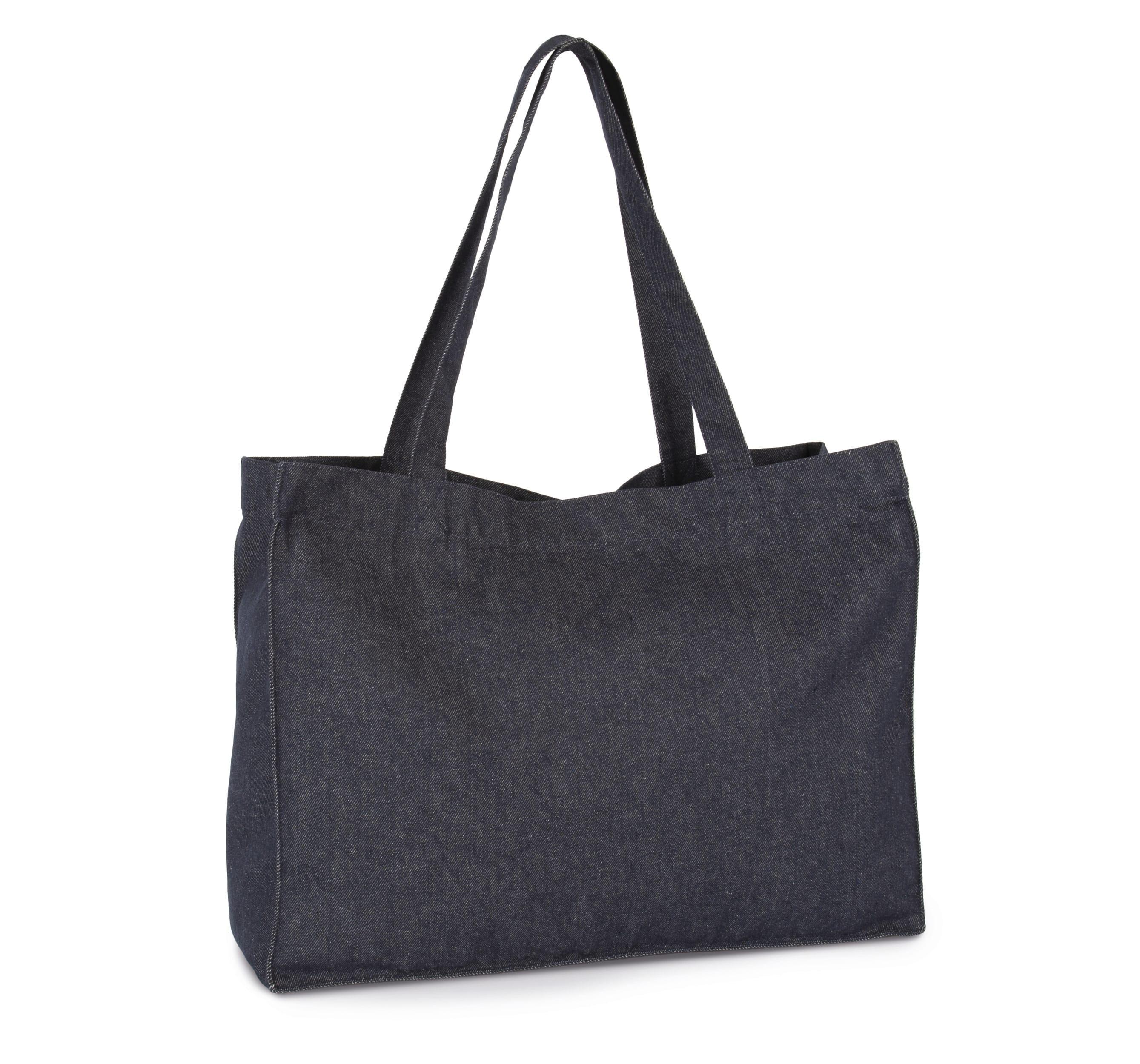 Grand sac shopping denim