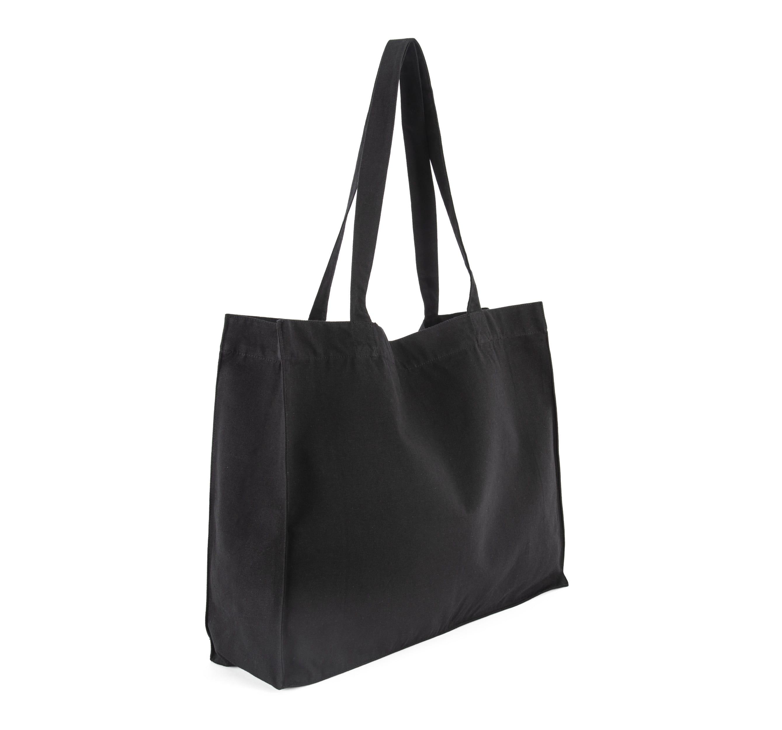 Grand sac shopping en coton recyclé