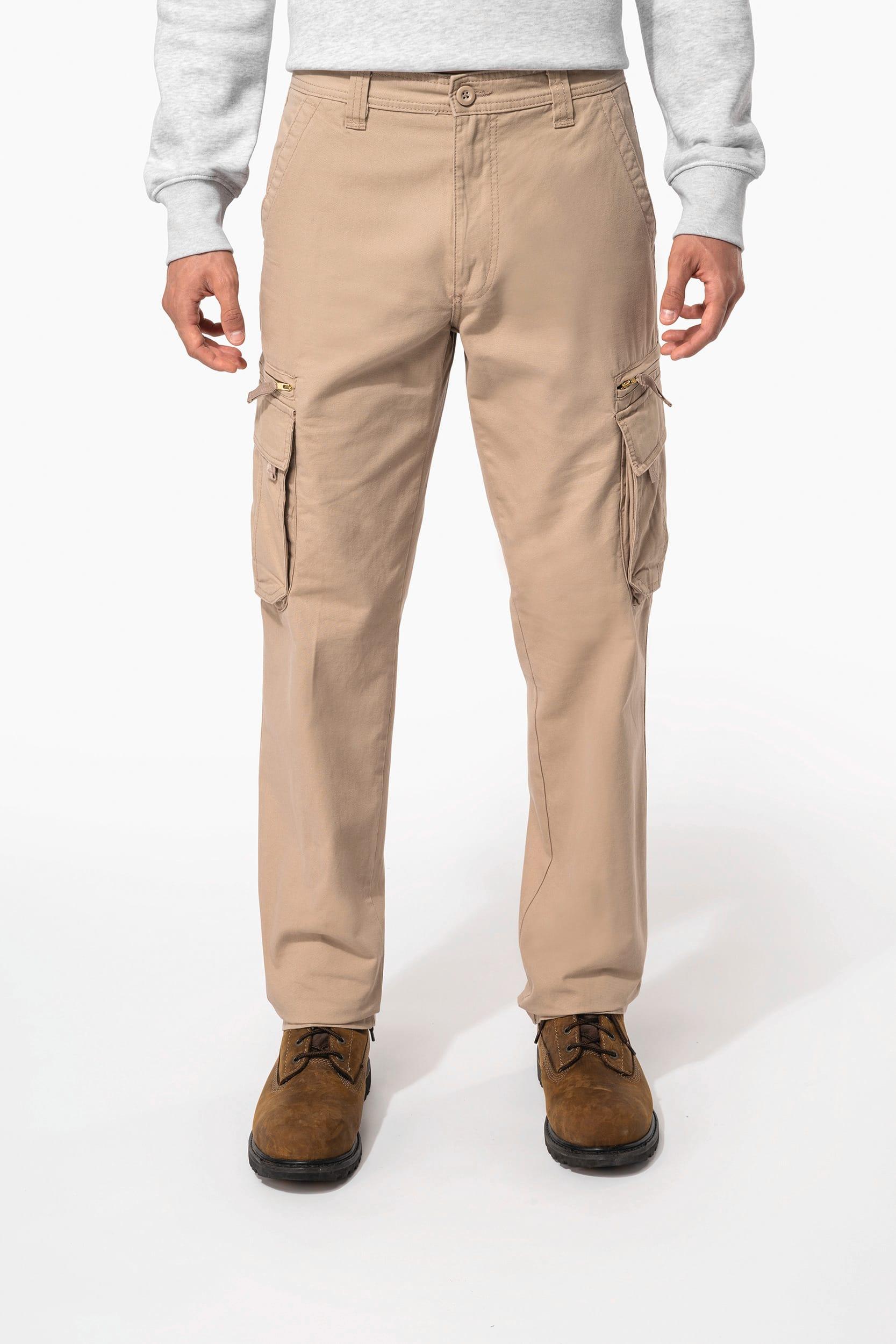Pantalon multipoches homme