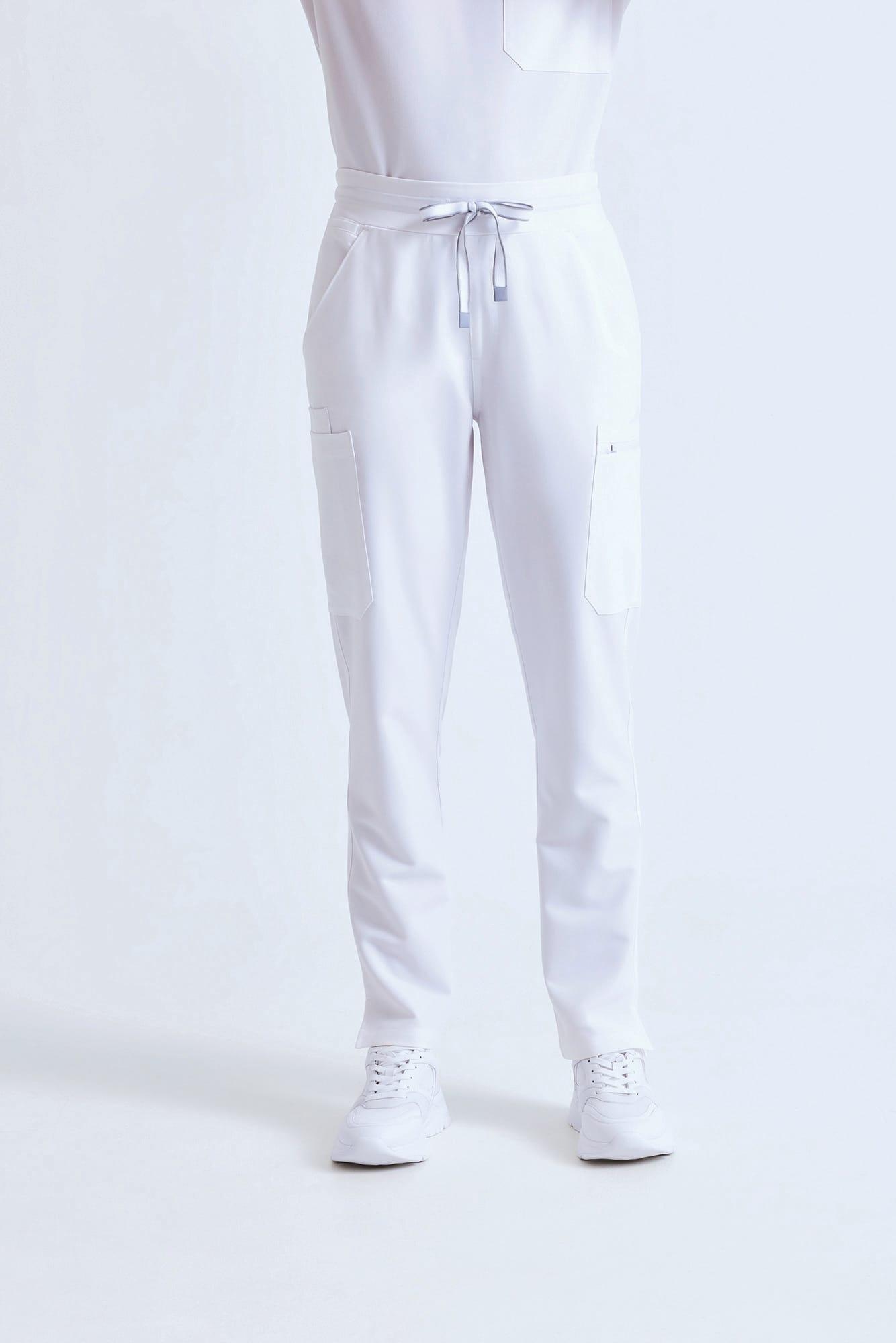 Pantalon cargo stretch femme