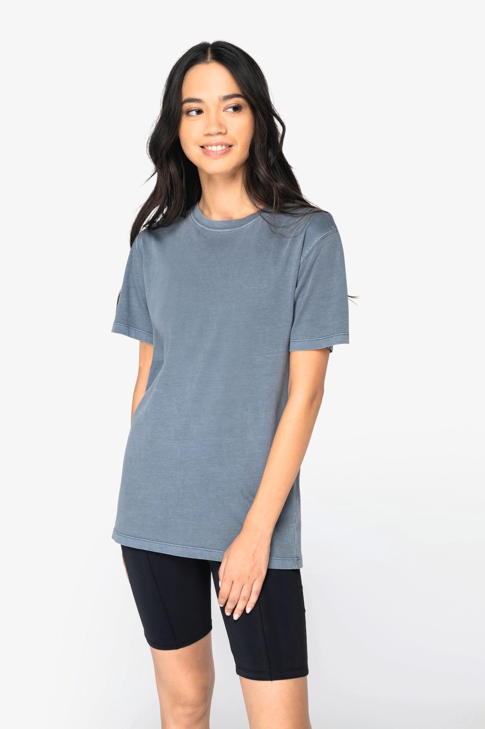 T-shirt écoresponsable délavé femme
