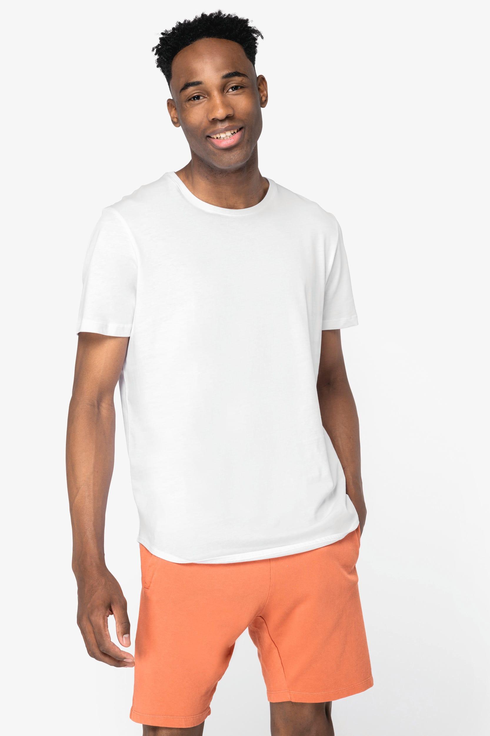 T-shirt écoresponsable bas arrondi homme