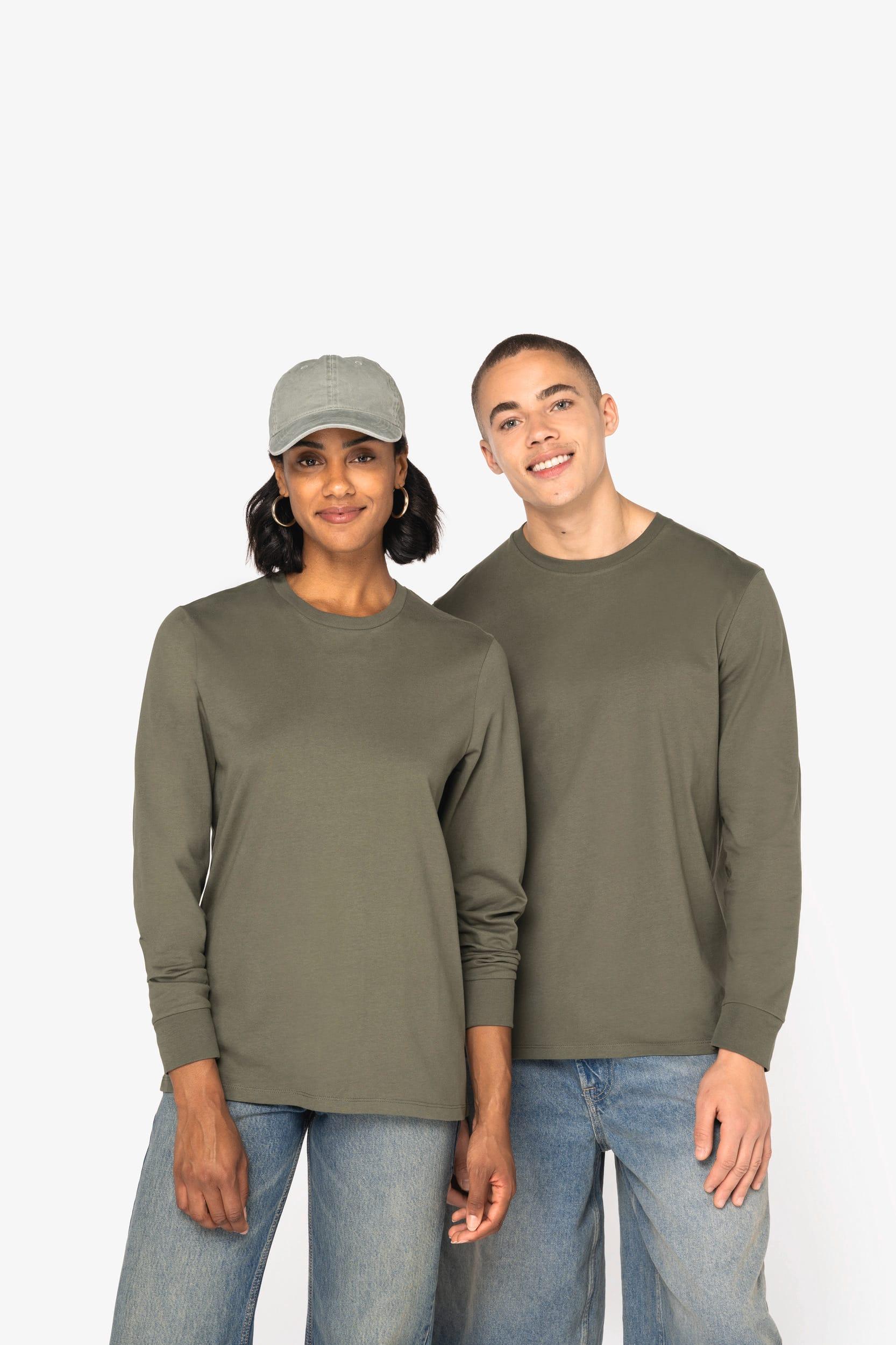 T-shirt écoresponsable manches longues unisexe