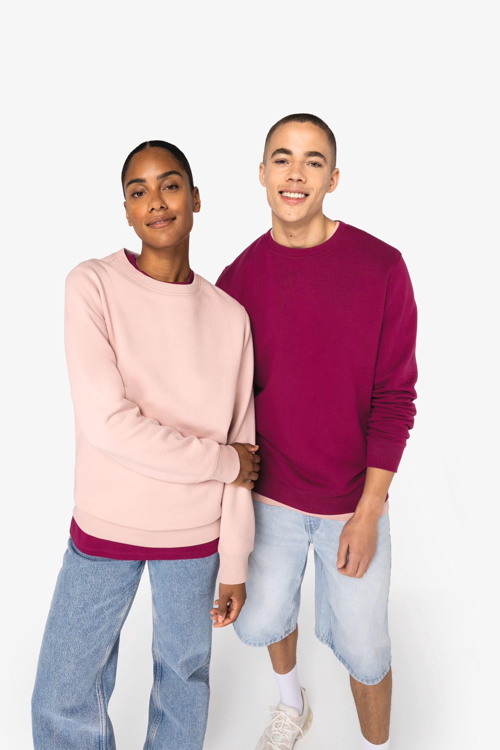 Sweat-shirt écoresponsable à col rond unisexe