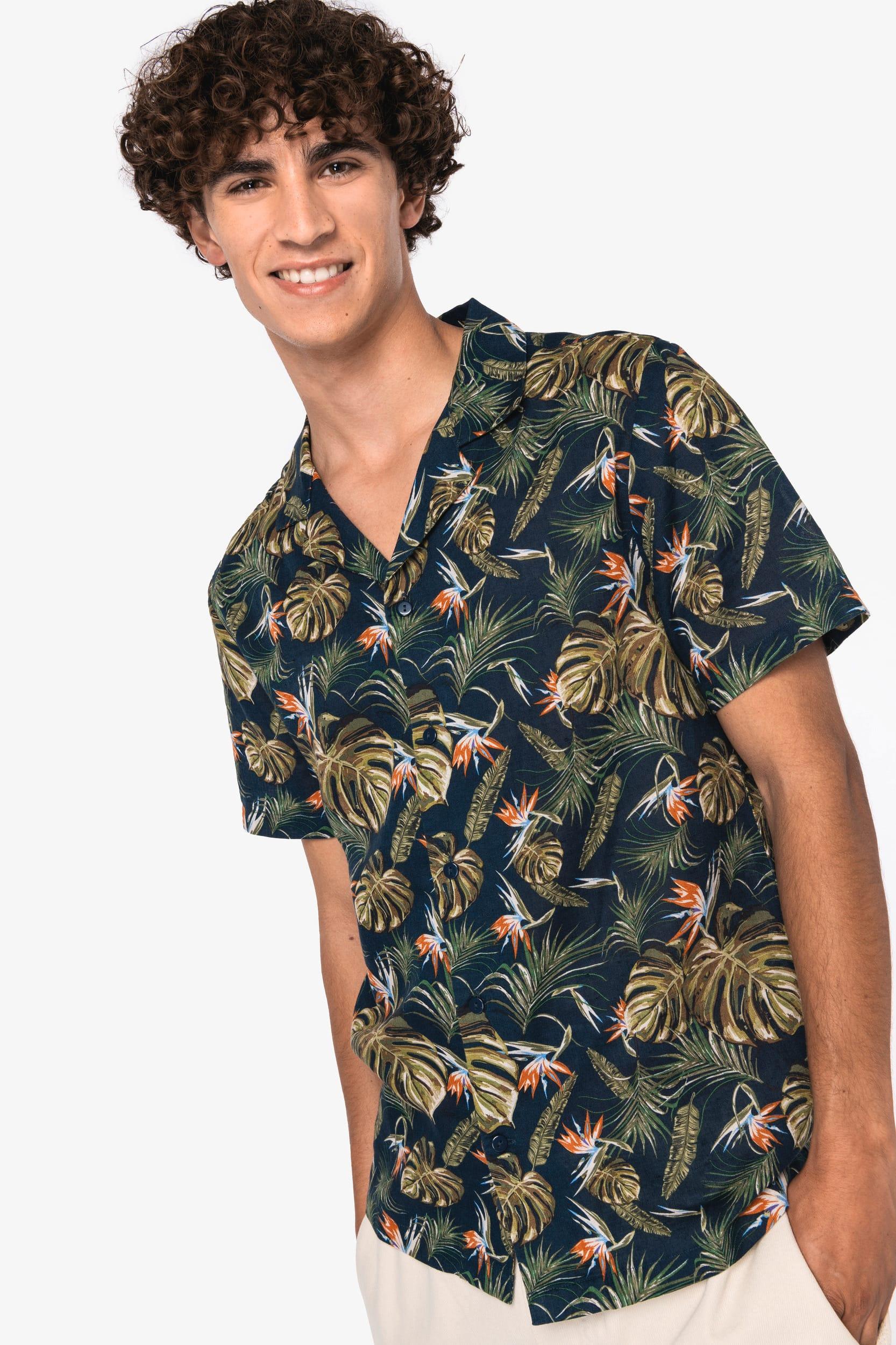 Chemise imprimé hawaïen homme