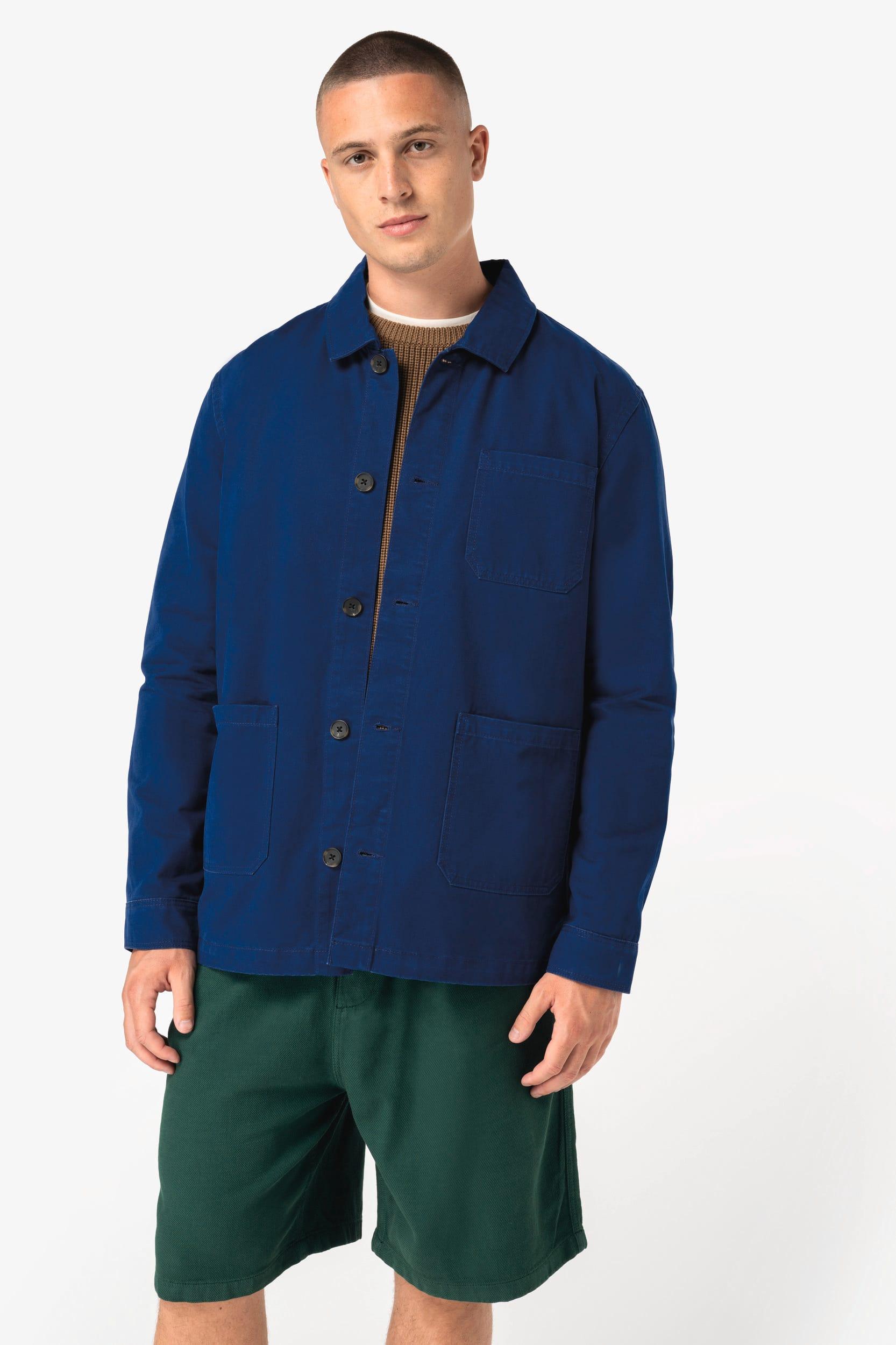 Veste worker écoresponsable délavée homme