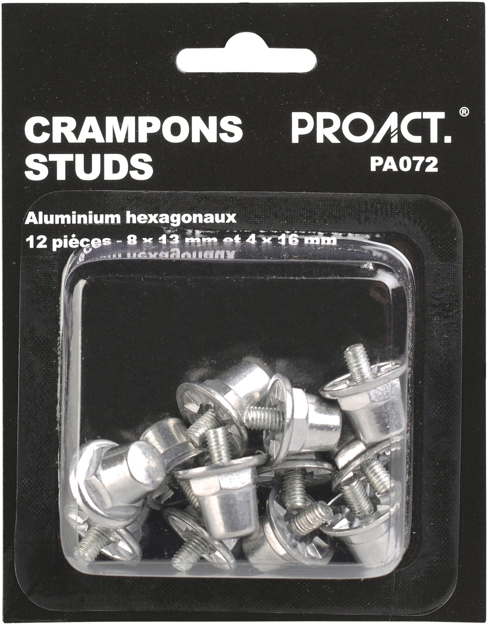 Boîte de 12 crampons alu hexagonaux