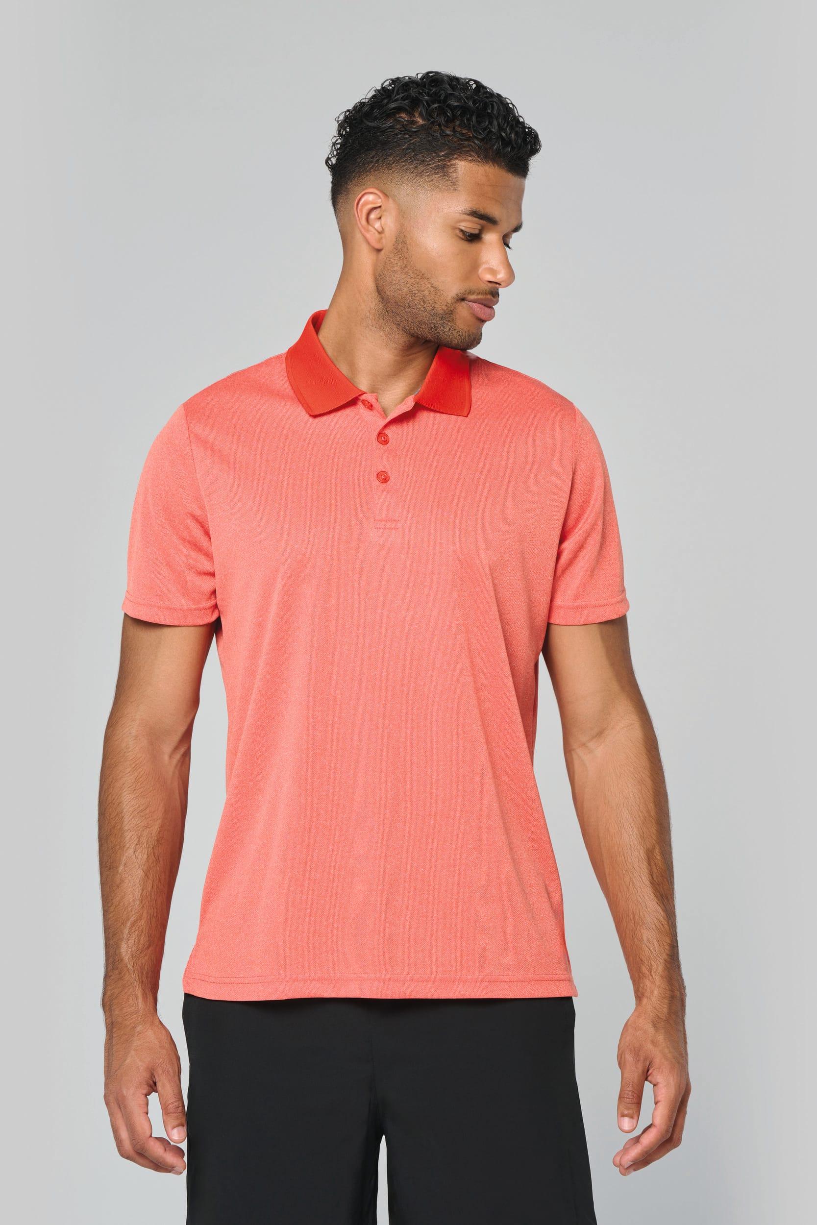 Polo chiné manches courtes