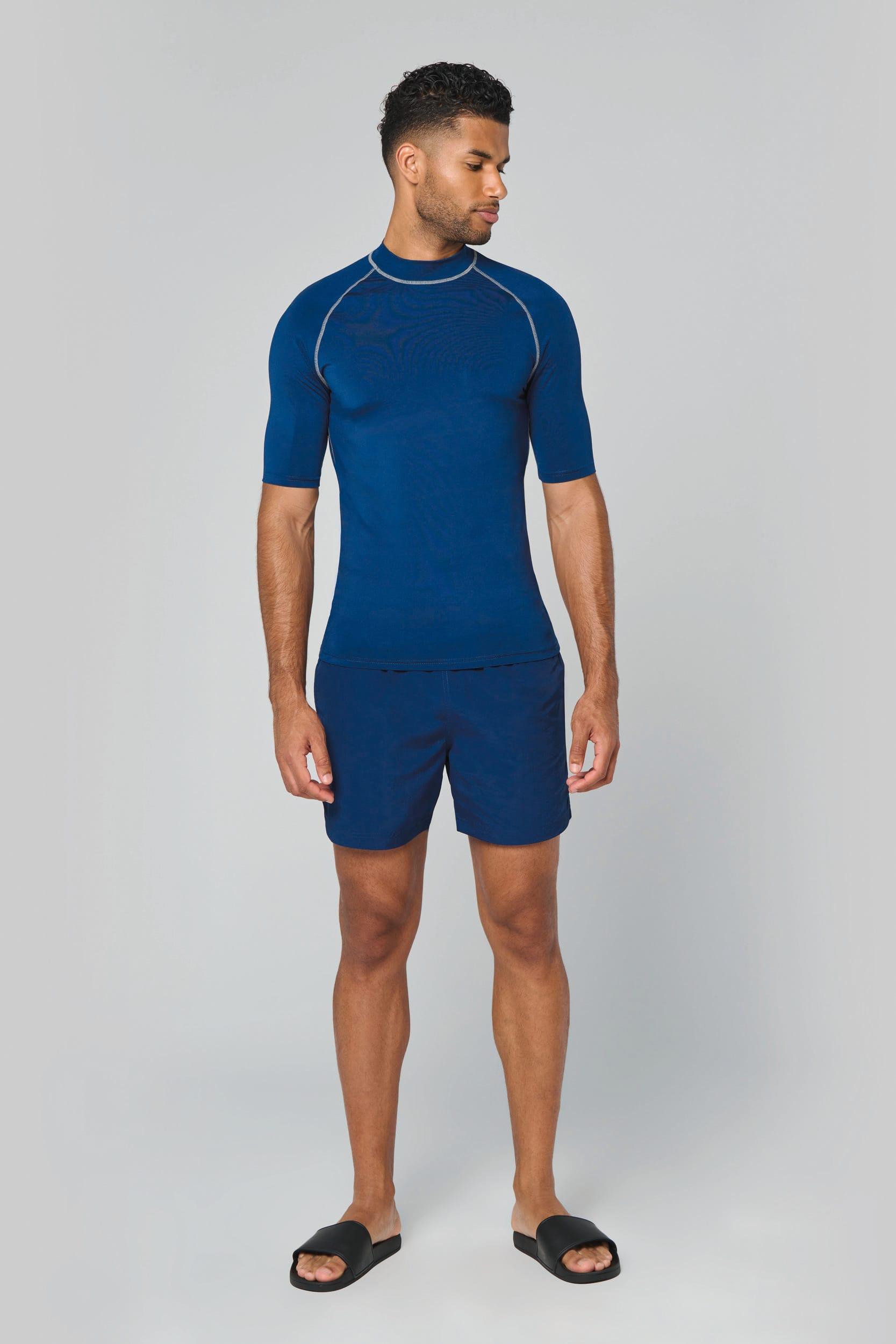 T-shirt technique à manches courtes avec protection anti-UV unisexe