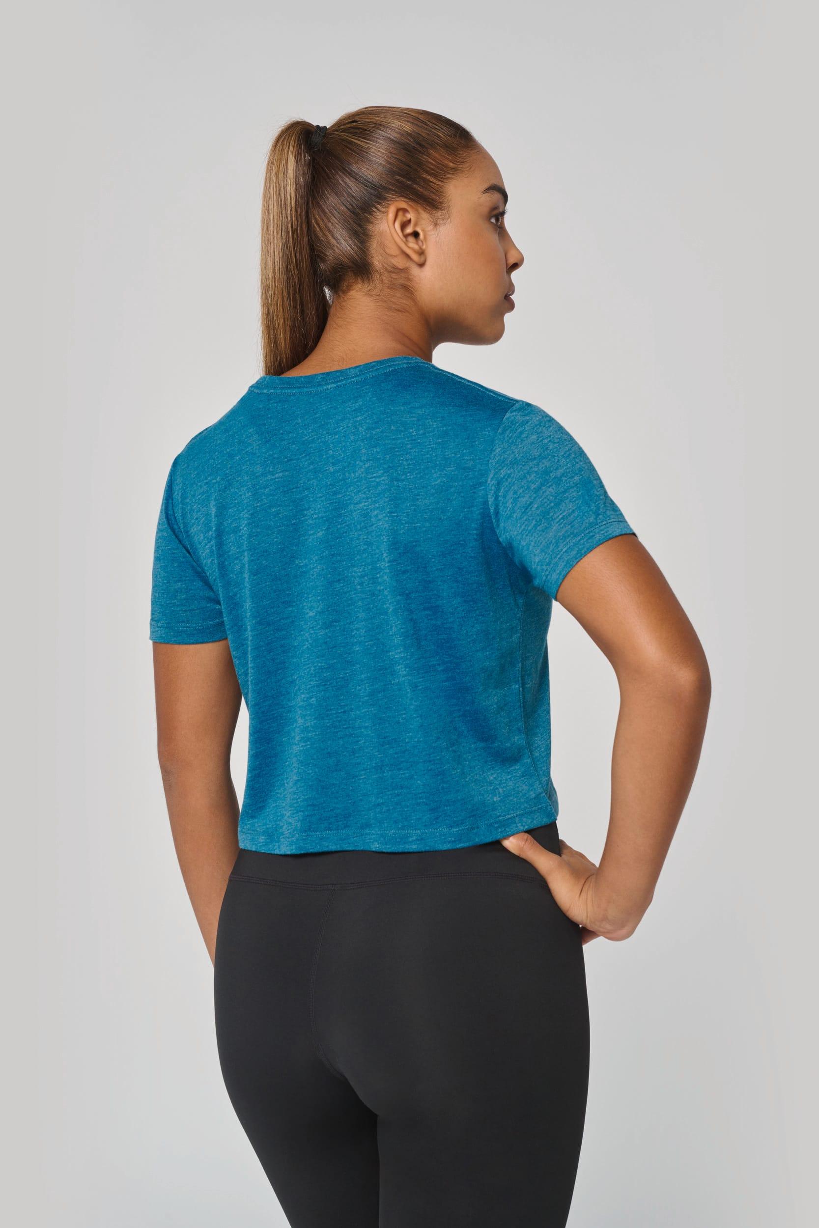 Crop top triblend femme
