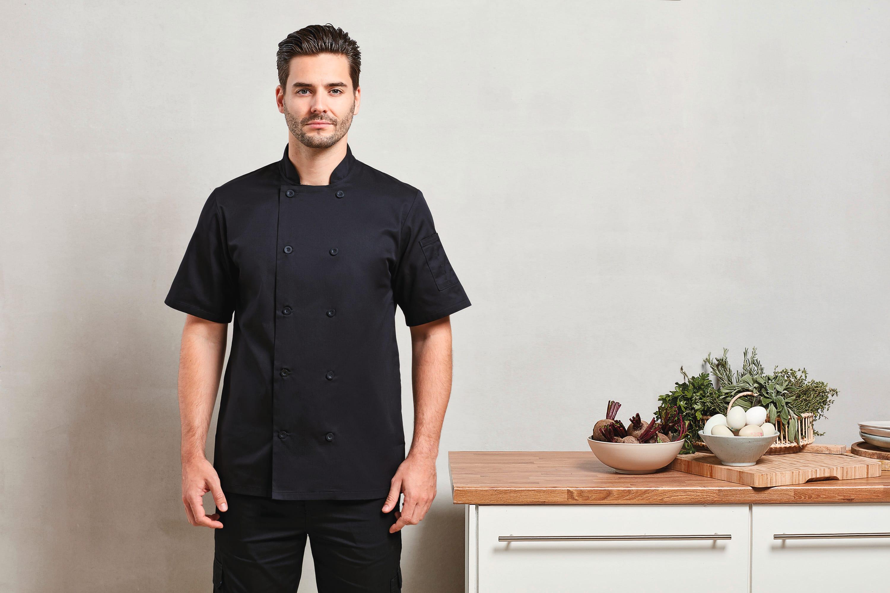 Veste de cuisine manches courtes