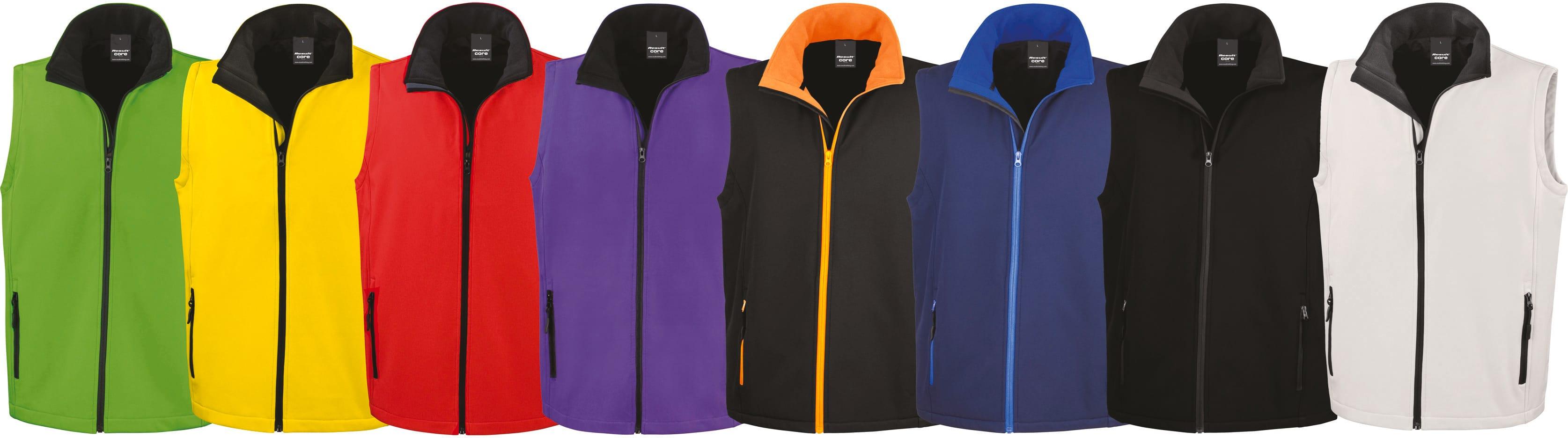 Bodywarmer Softshell Homme Printable
